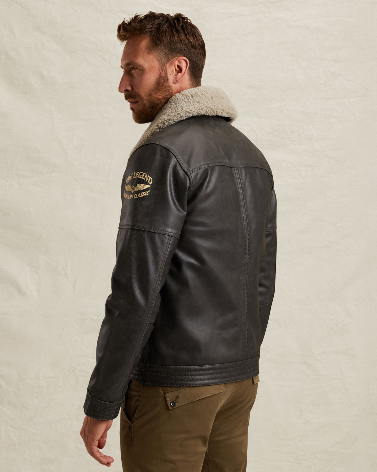 Куртка PME Legend Auckland Fur серая артикул PLJ650008-9703
