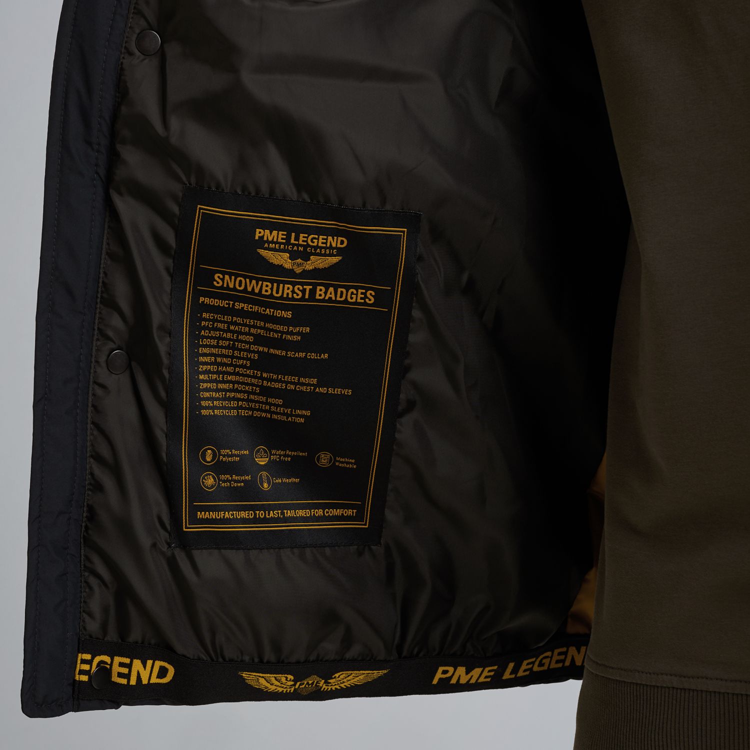 Куртка Snowburst Badges синяя артикул PJA2509129-5281