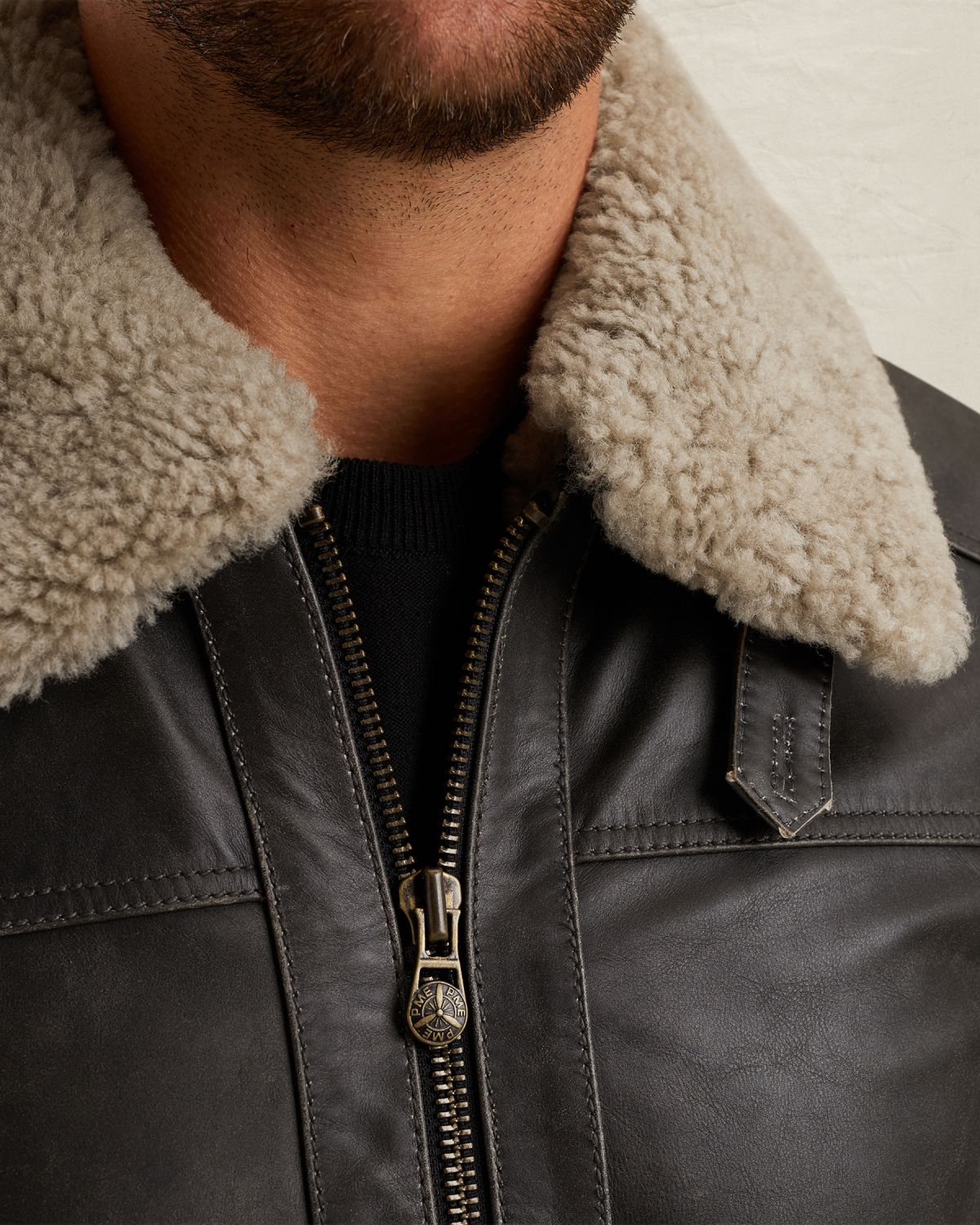 Куртка PME Legend Auckland Fur серая артикул PLJ650008-9703