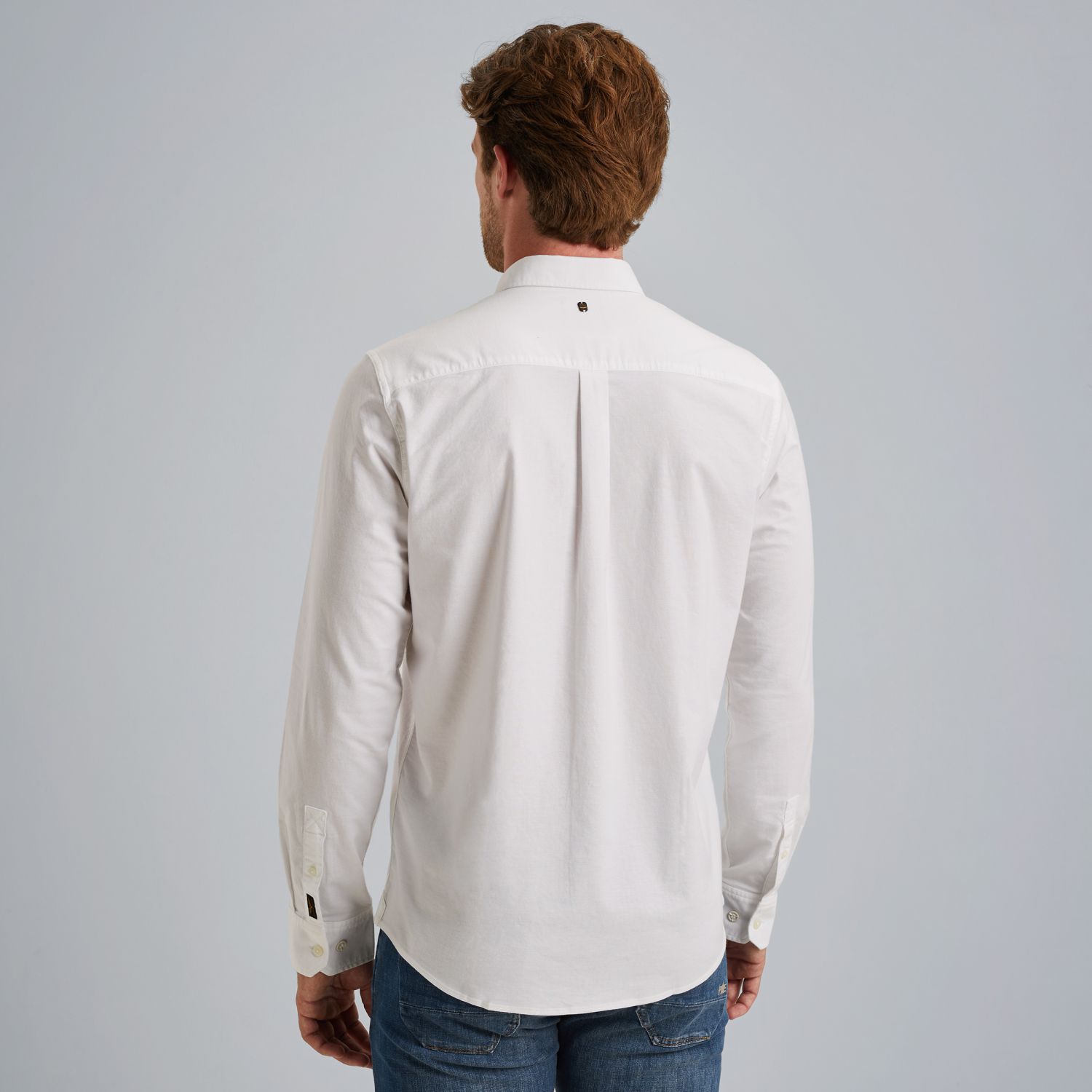 Рубашка PME Legend с эффектом двух тонов белая артикул PSI2508206-7003