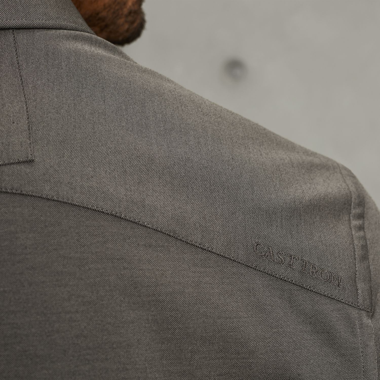 Рубашка Cast-Iron из джерси серая артикул CSI2509223-9159