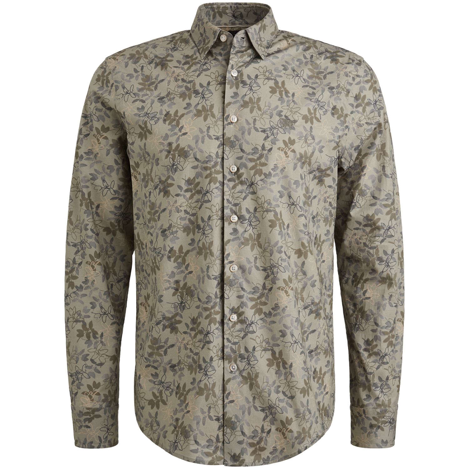 Рубашка Vanguard с принтом зелёная артикул VSI2508203-6497