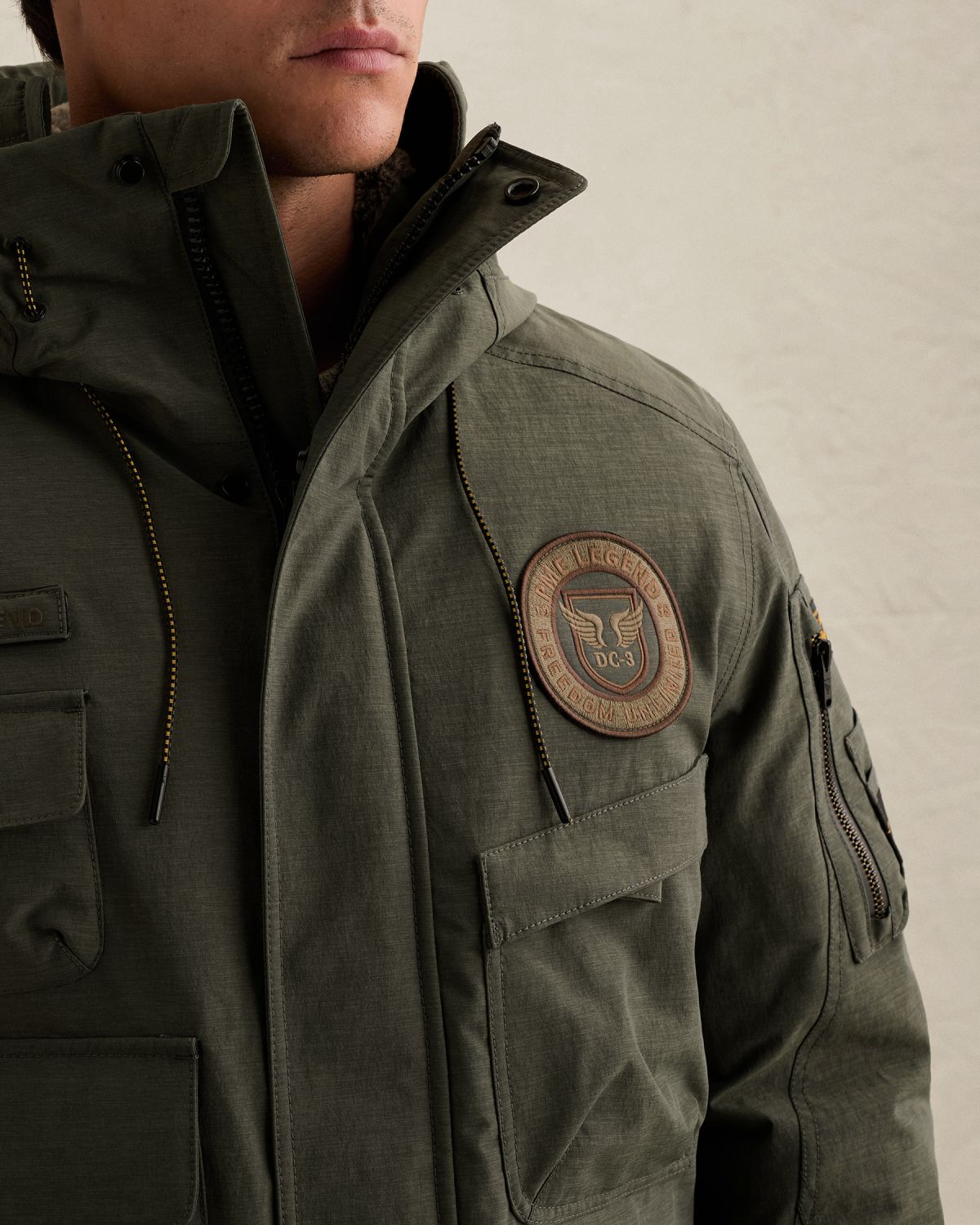 Куртка PME Legend Arctic Explorer оливковая артикул PJA2609162-8039