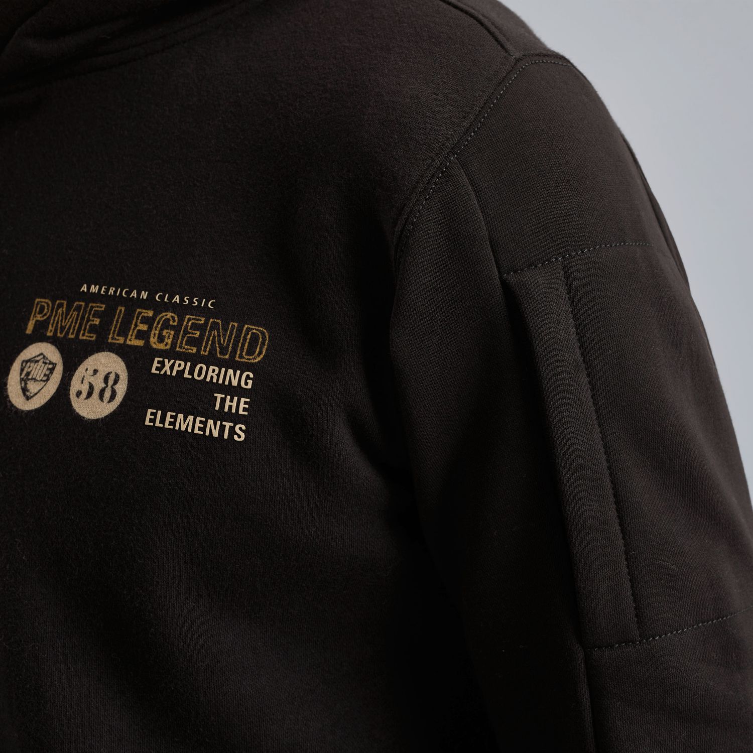 Худи PME Legend с принтом чёрный артикул PSW2509450-999