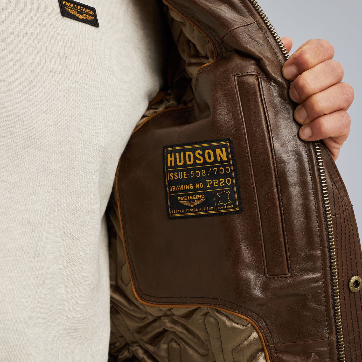 Куртка PME Legend Hudson коричневая артикул PLJ2508700-771