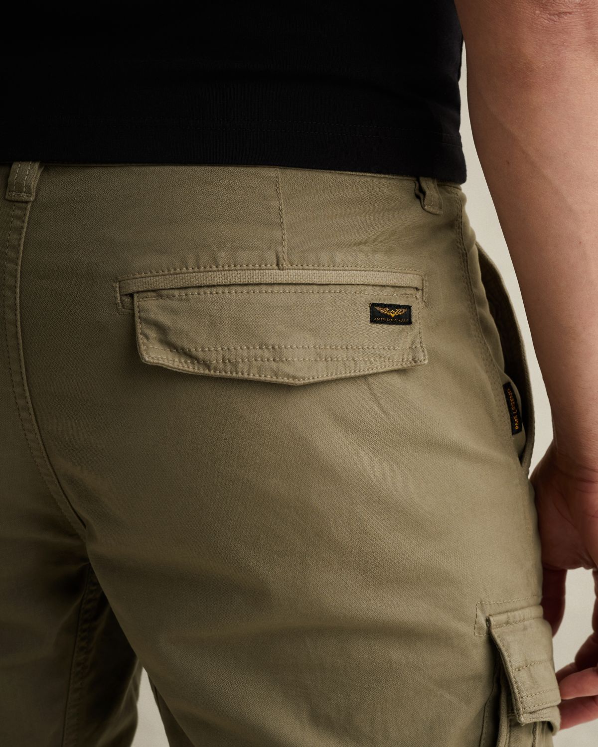 Шорты PME Legend Rotor карго прямого кроя зелёные артикул PSH2603650-8016