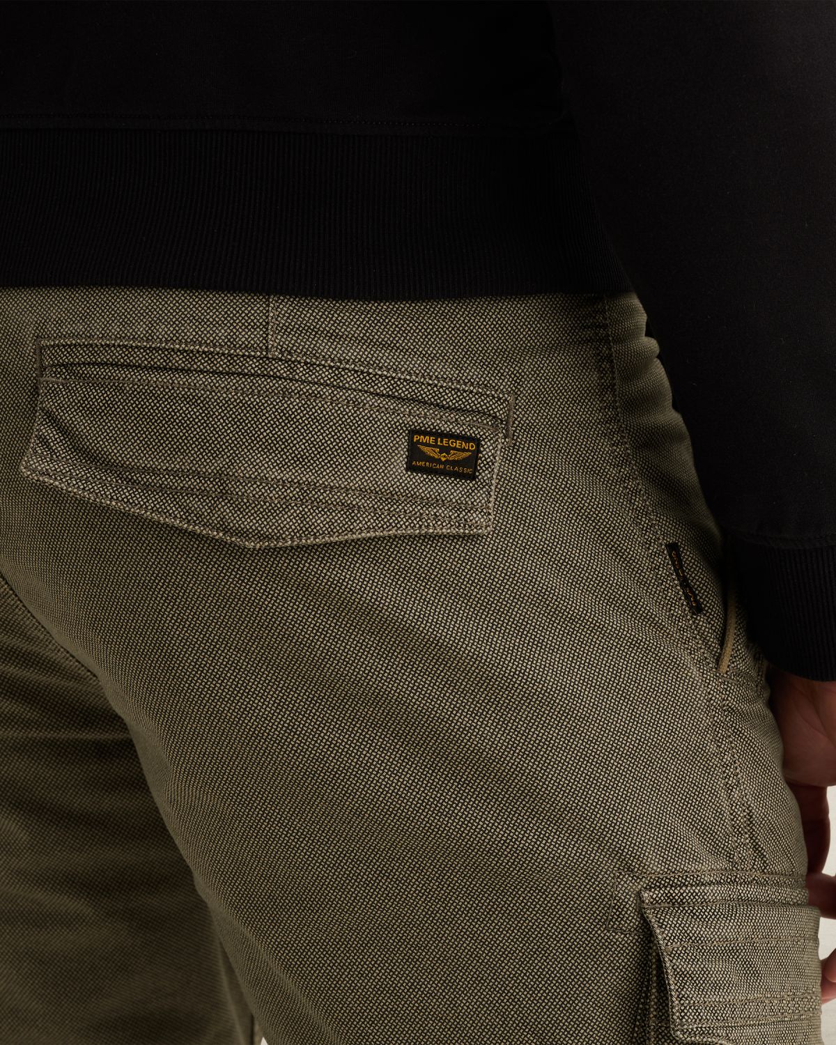 Брюки PME Legend Nordrop карго свободного кроя зелёные артикул PTR2602608-6405