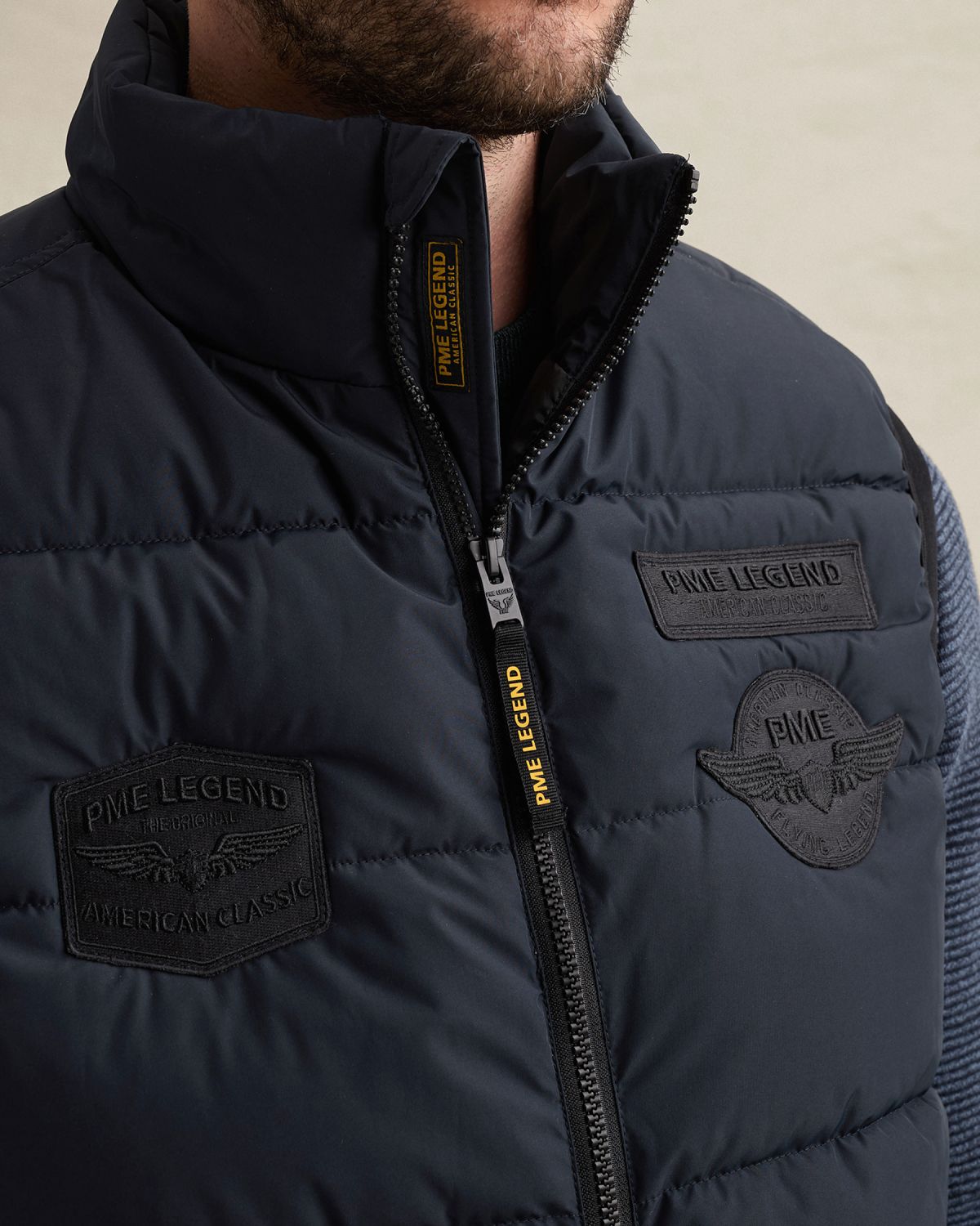 Жилет PME Legend Snowburst тёмно-синий артикул PBW2608104-5281