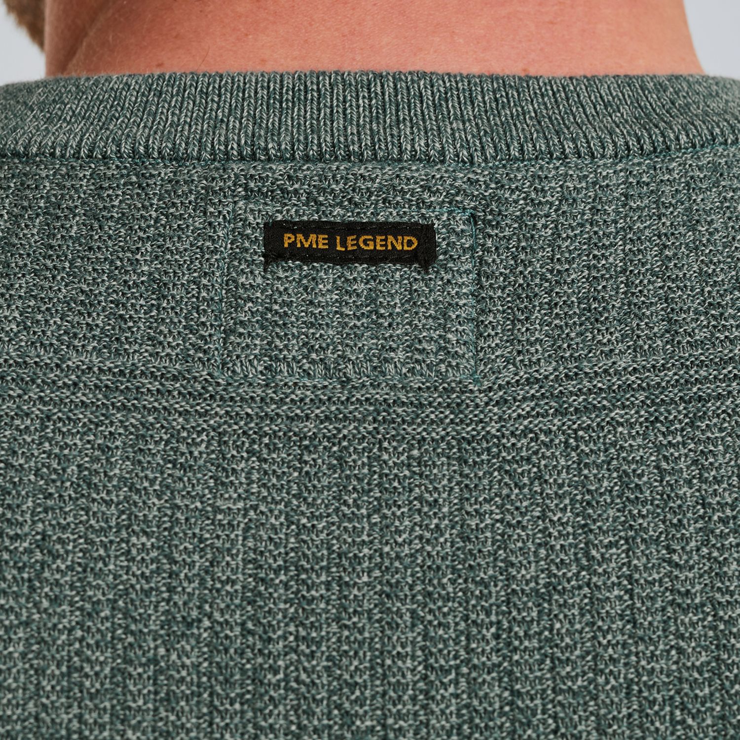 Пуловер PME Legend с градиентным эффектом синий артикул PKW2508305-5125