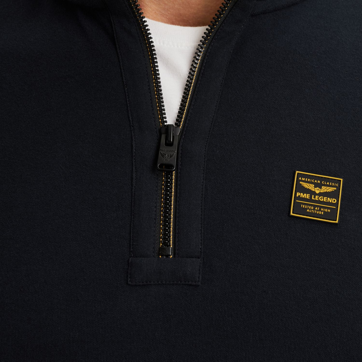 Свитшот PME Legend с полумолнией синий артикул PSW2508423-5281