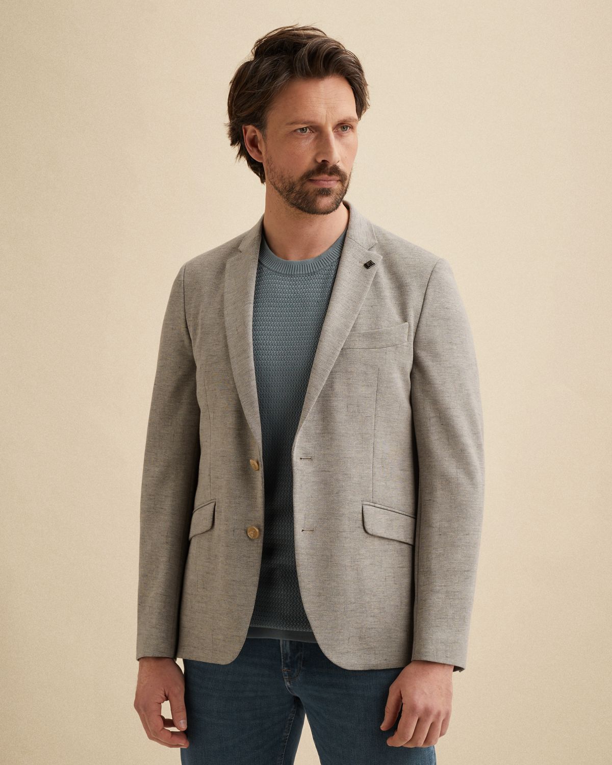 Пиджак Vanguard Scura с текстурой коричневый артикул VBL2602193-8265