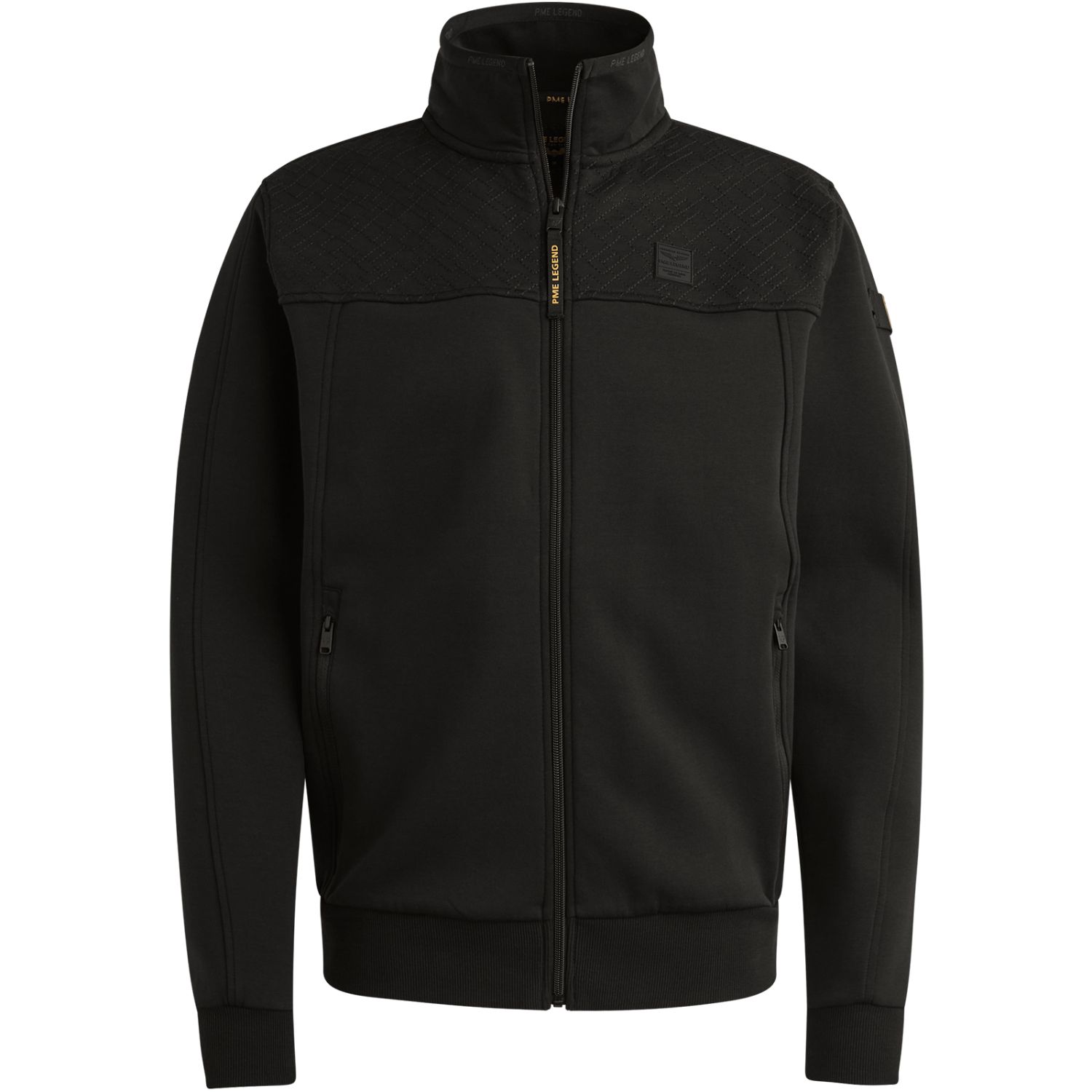 Куртка PME Legend с молнией чёрная артикул PSW2509437-999