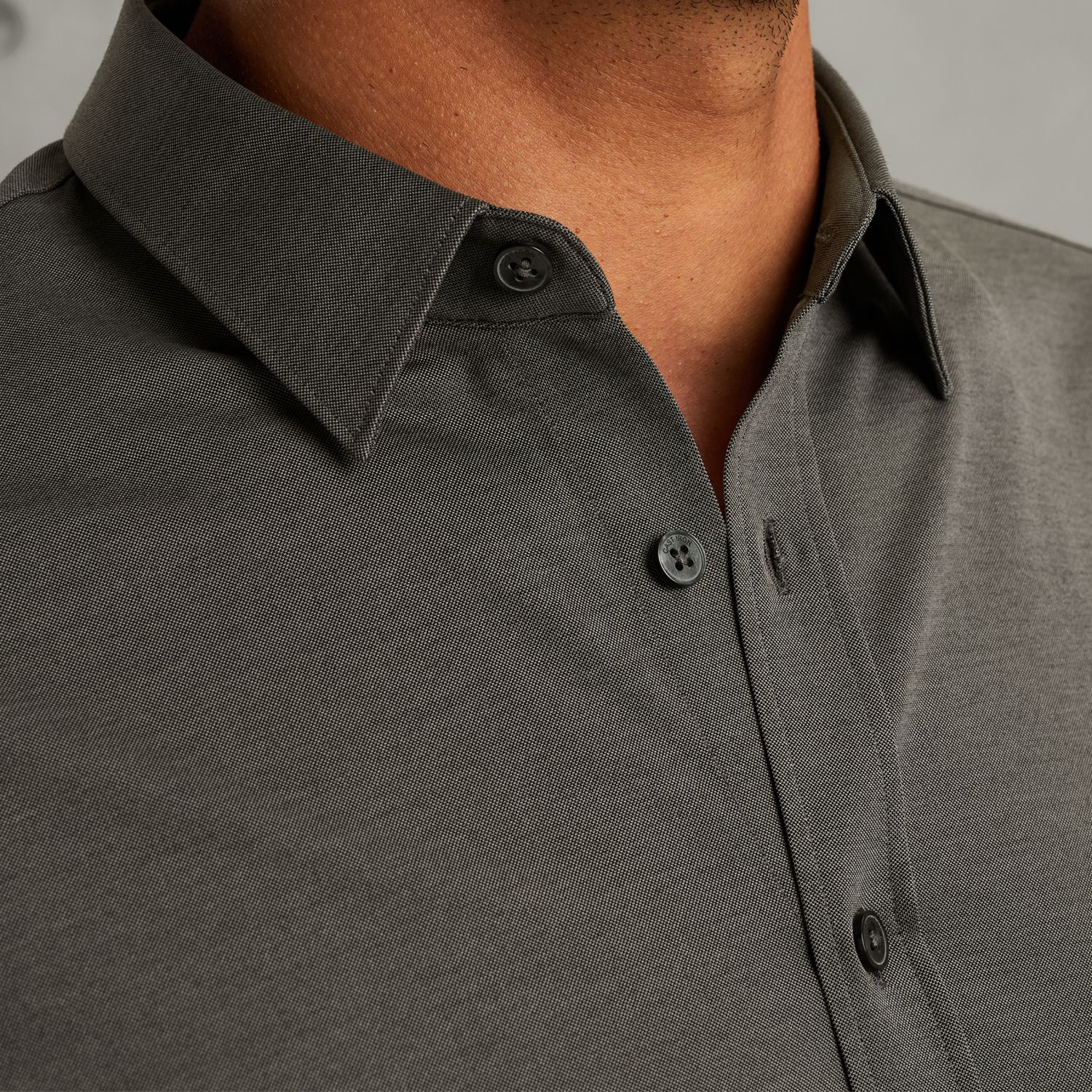 Рубашка Cast-Iron из джерси серая артикул CSI2509223-9159