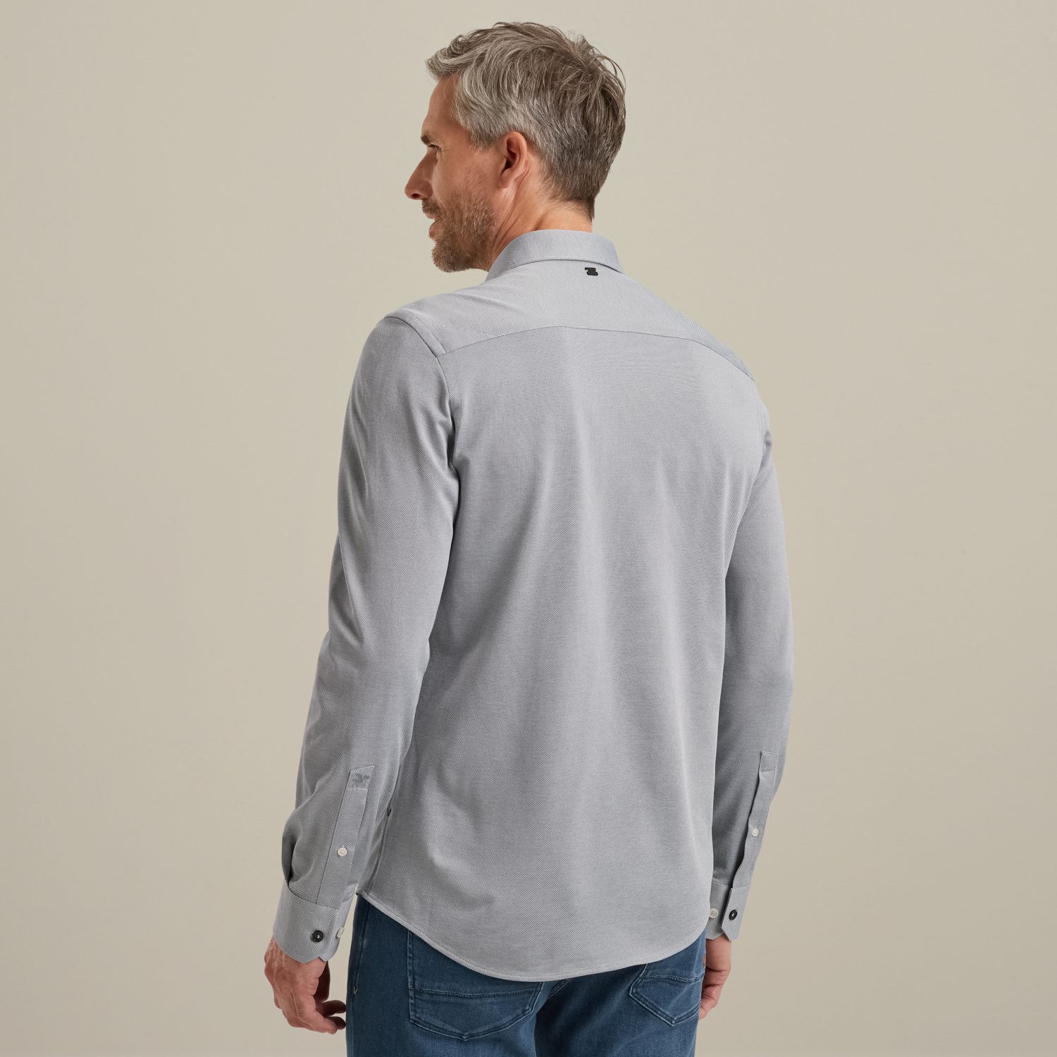 Рубашка Vanguard джерси с четырёхсторонней эластичностью синяя артикул VSI2509225-5279