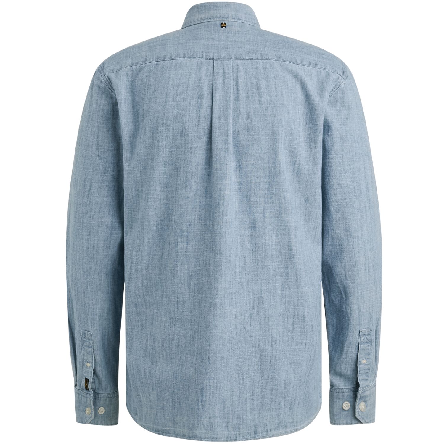 Рубашка PME Legend с эффектом денима синяя артикул PSI2508220-590