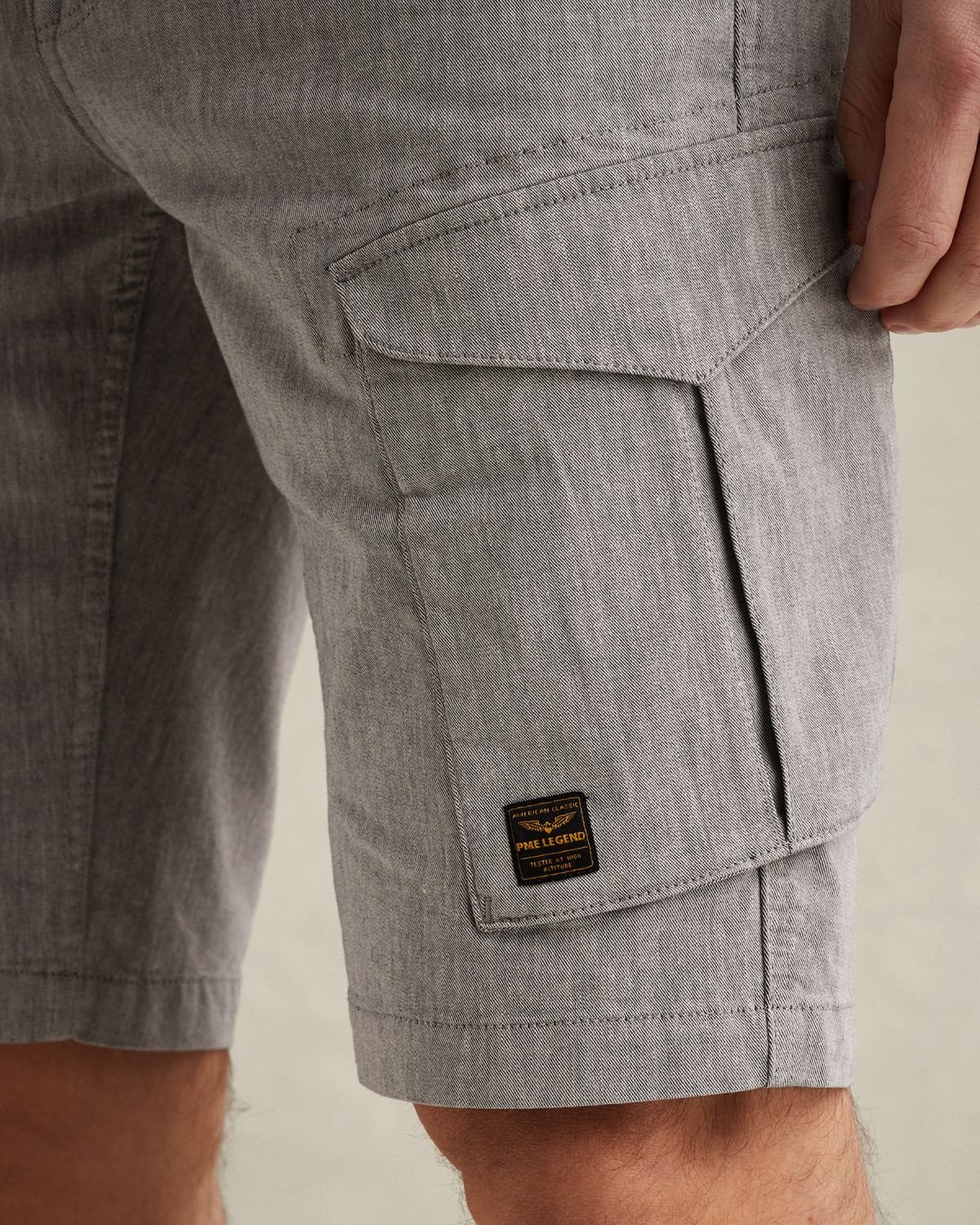 Шорты Jetheed свободного кроя серые артикул PSH2603663-GIW