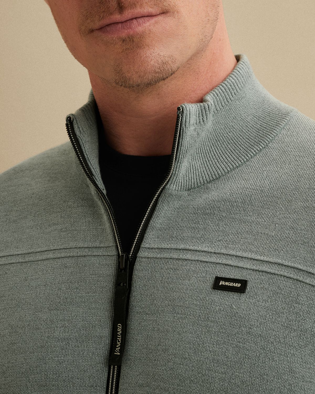 Кардиган Vanguard с молнией синий артикул VKC2602354-5228