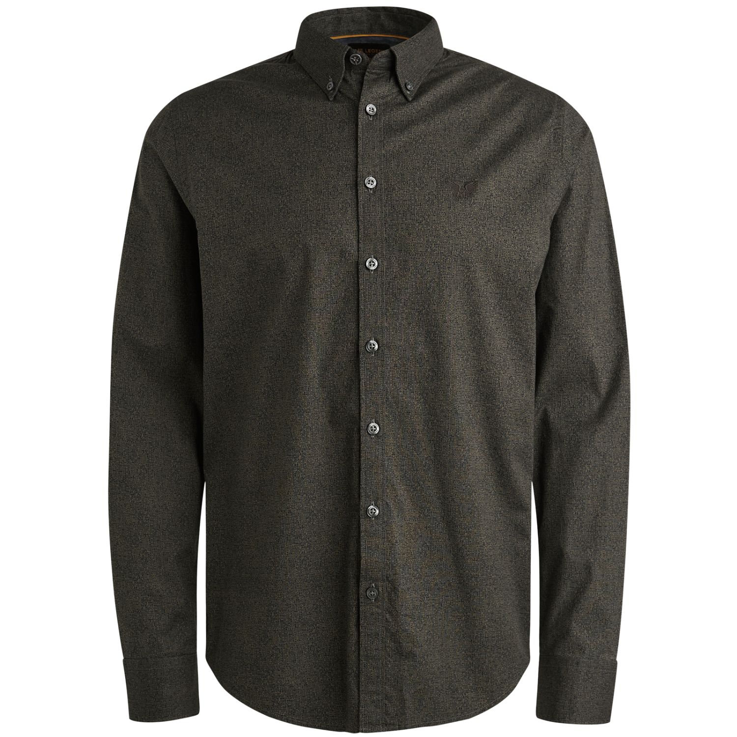 Рубашка PME Legend с принтом зелёная артикул PSI2509238-8039