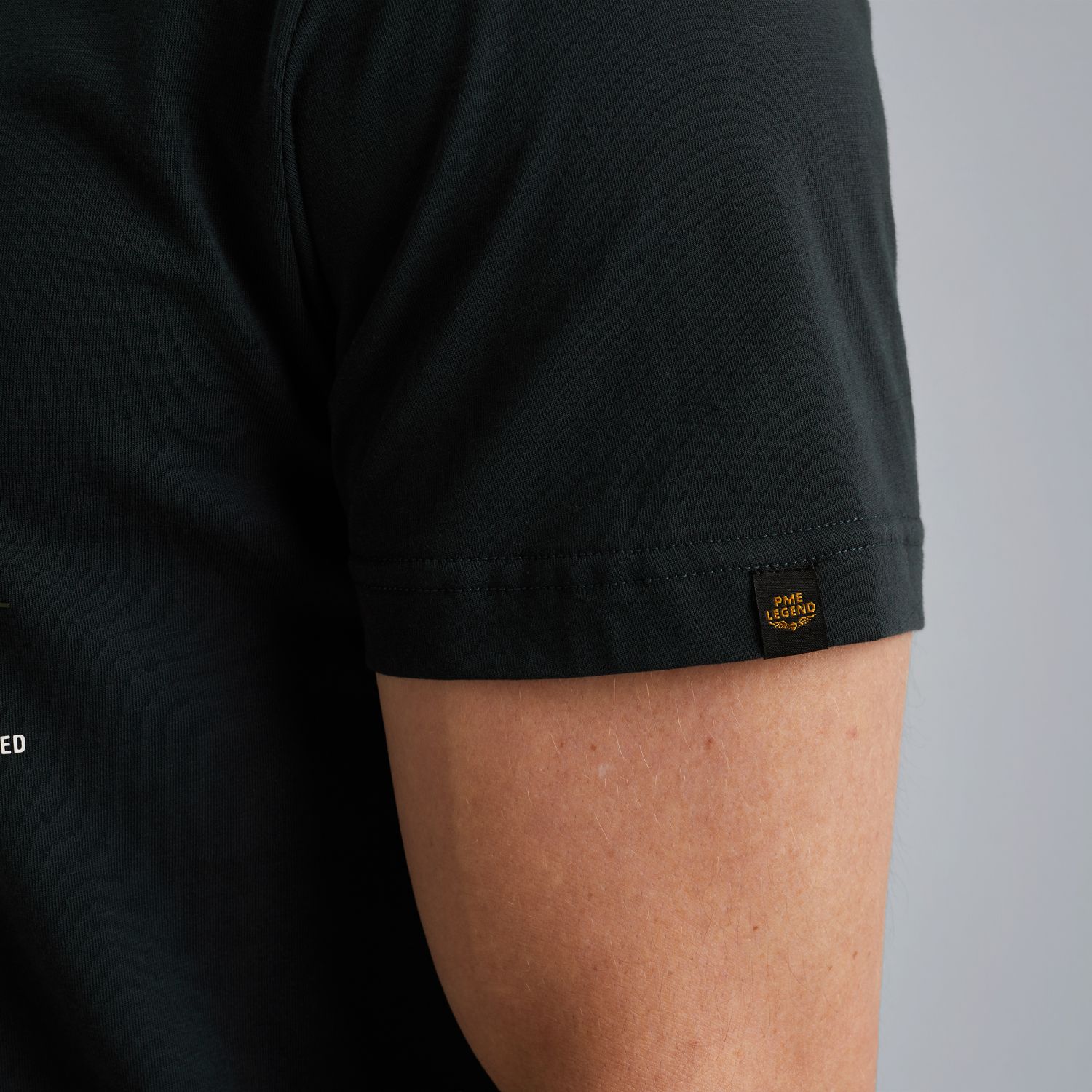 Футболка с принтом синяя артикул PTSS2511533-5282