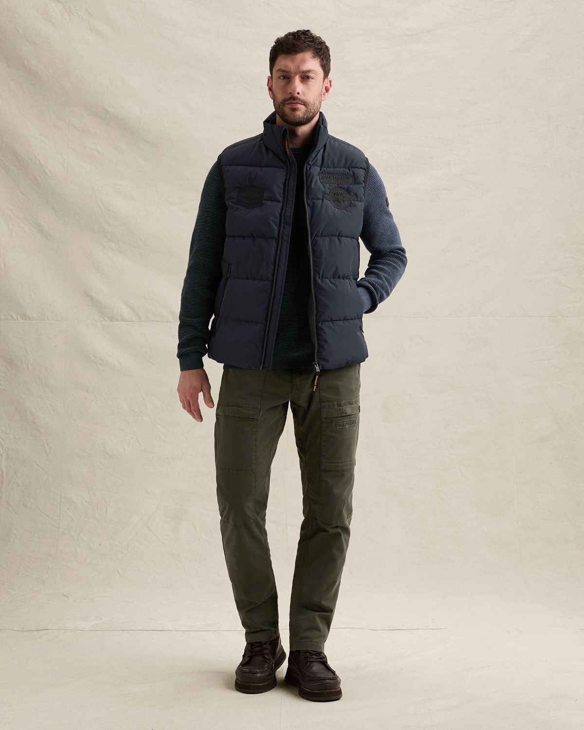 Жилет PME Legend Snowburst тёмно-синий артикул PBW2608104-5281