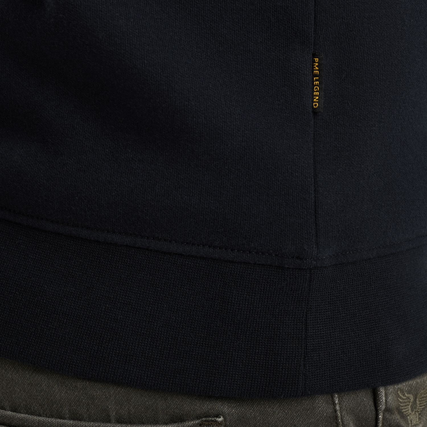 Свитшот PME Legend с полумолнией синий артикул PSW2508423-5281