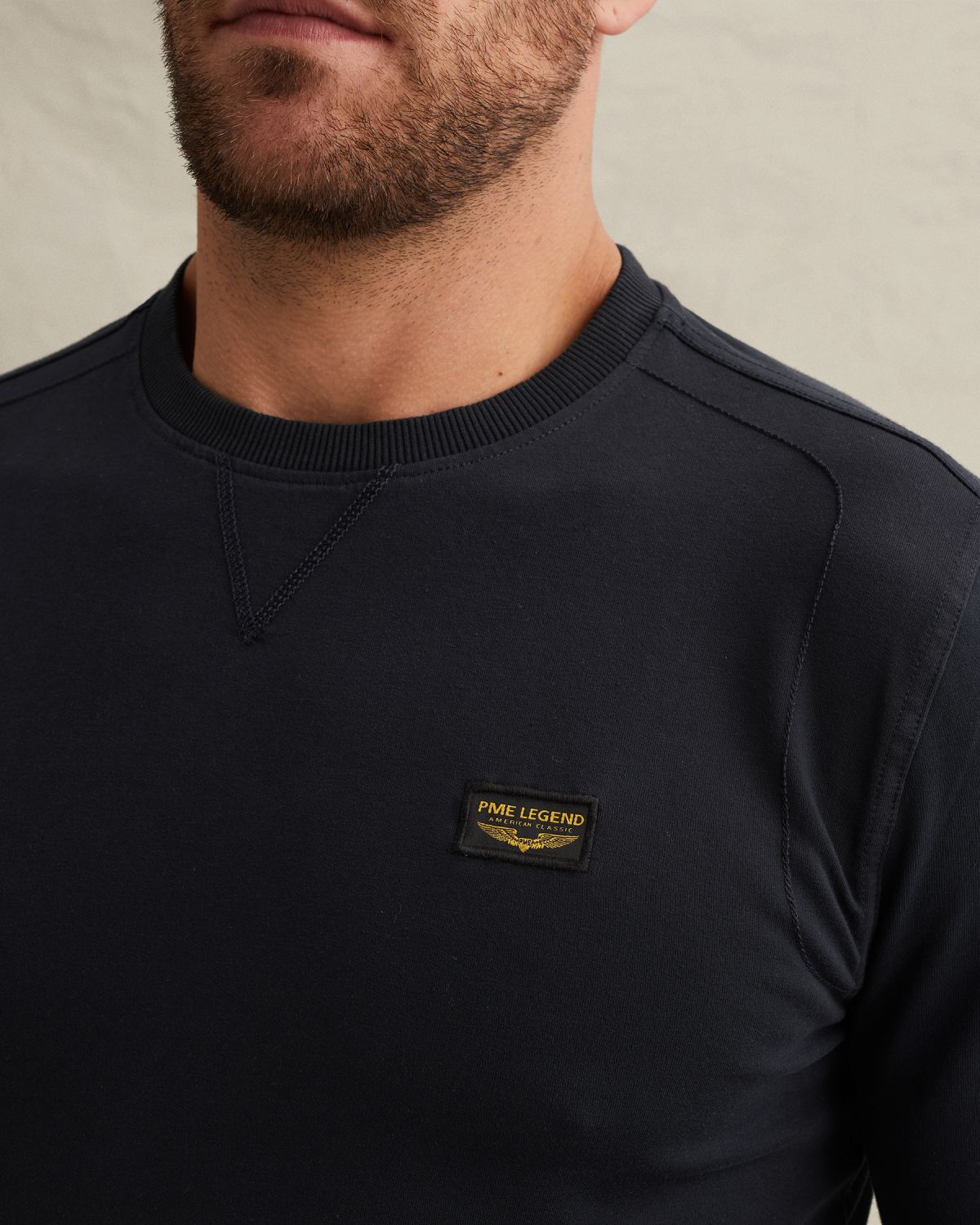 Свитшот PME Legend American Classic синий артикул PLS0000431-5073
