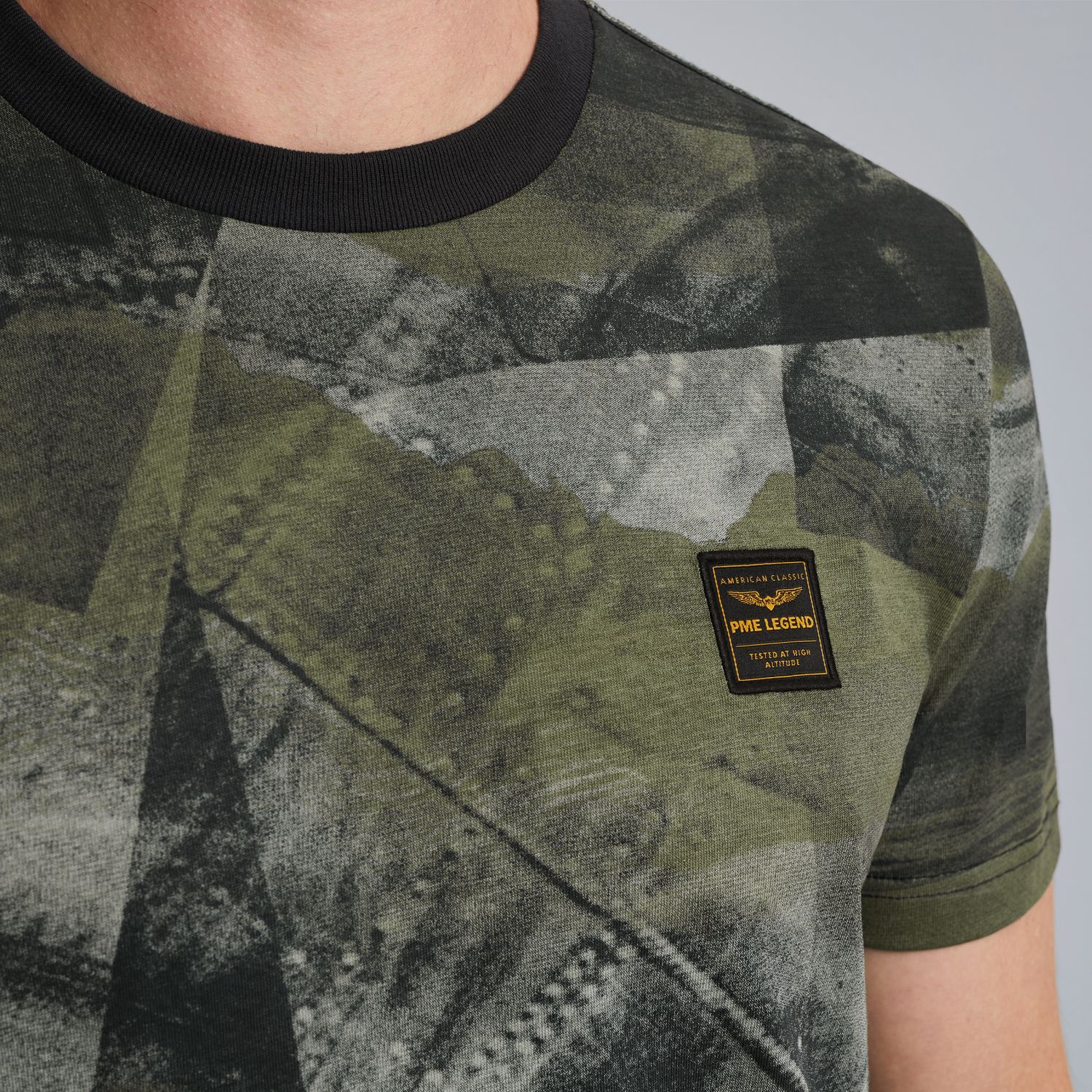 Футболка PME Legend с принтом синяя артикул PTSS2508568-5281