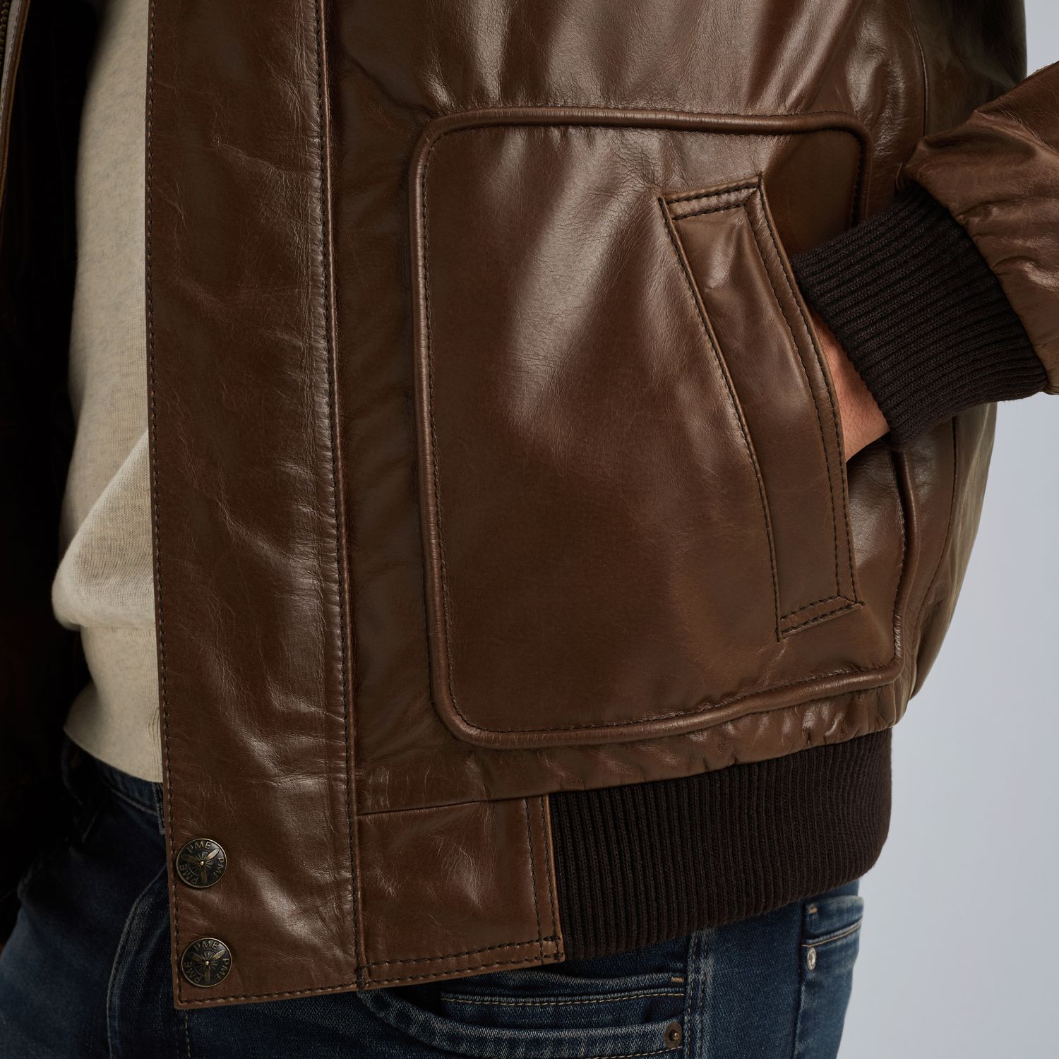 Куртка PME Legend Hudson коричневая артикул PLJ2508700-771