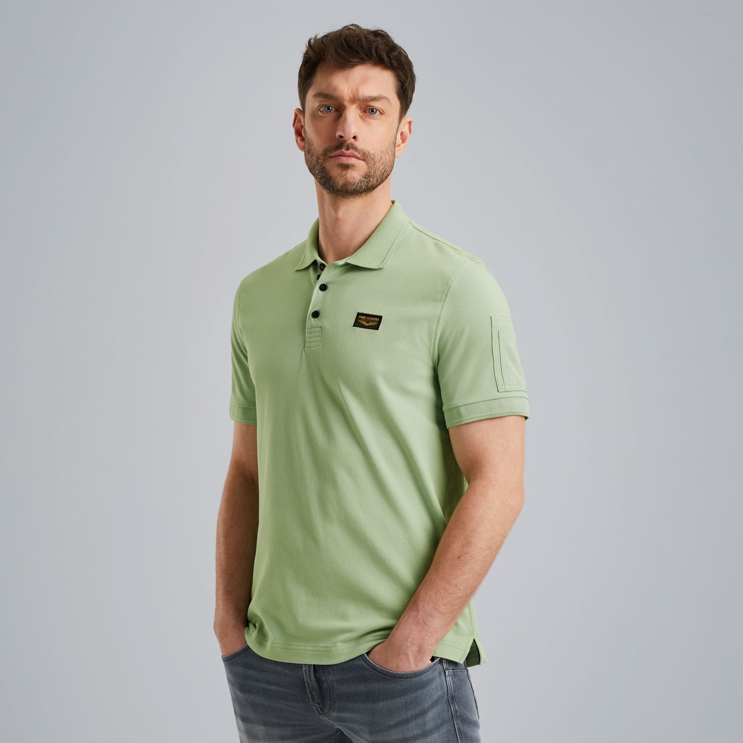 Поло PME Legend American Classic зелёное артикул PPSS2504899-6258