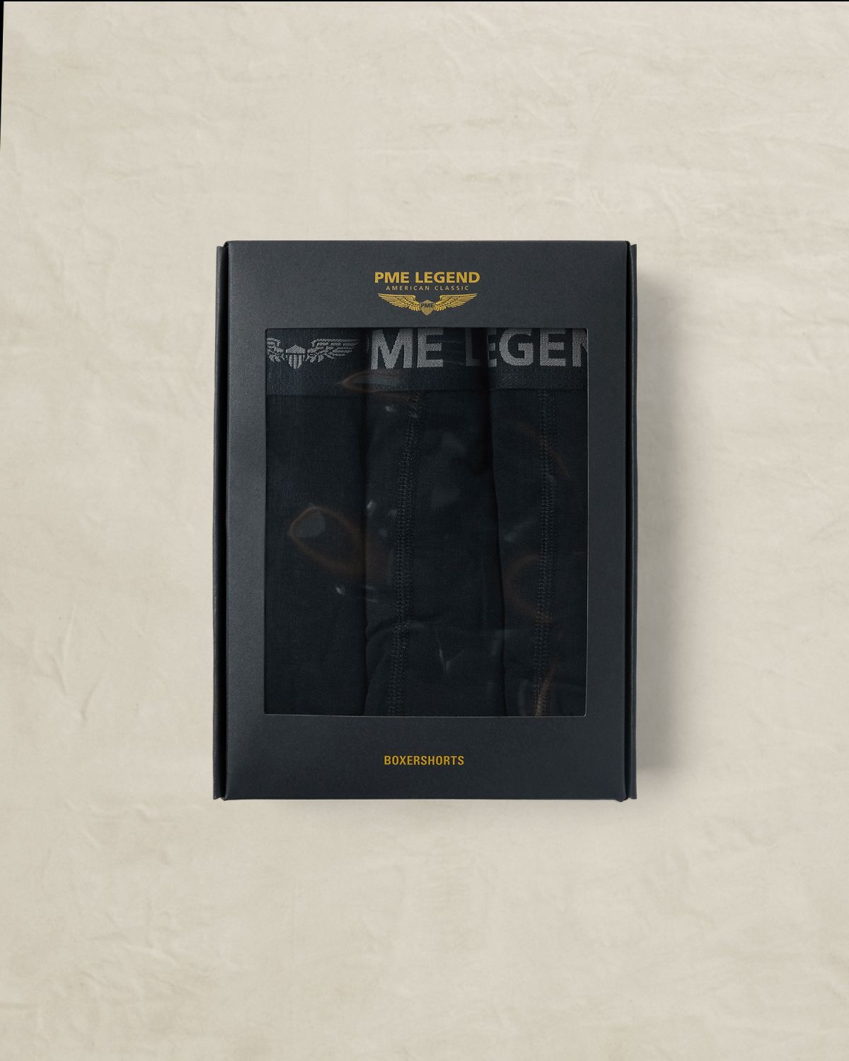 Трусы-боксеры PME Legend в упаковке из 3 штук чёрные артикул PUW00250-999