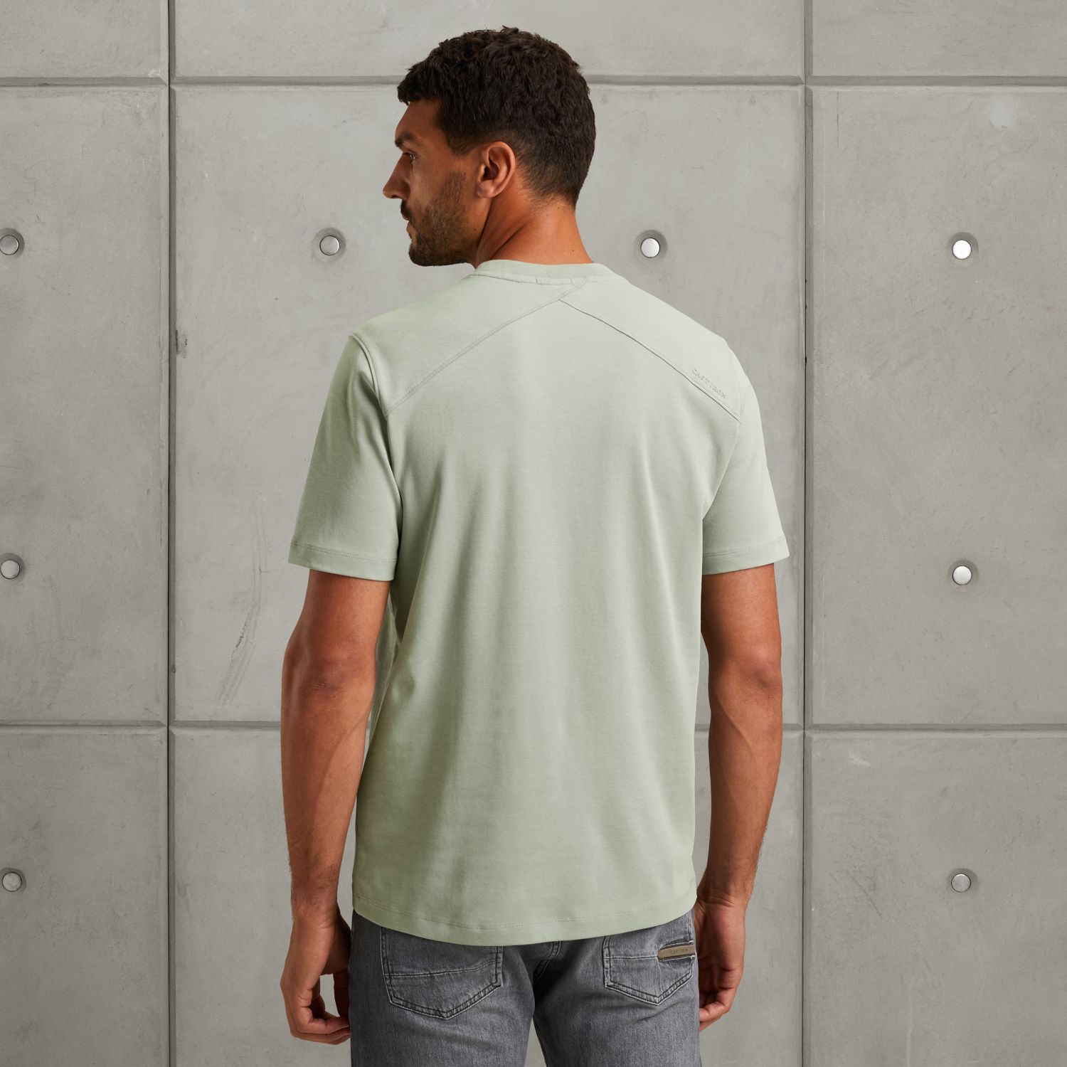 Футболка Cast-Iron зелёная артикул CTSS2510570-6021