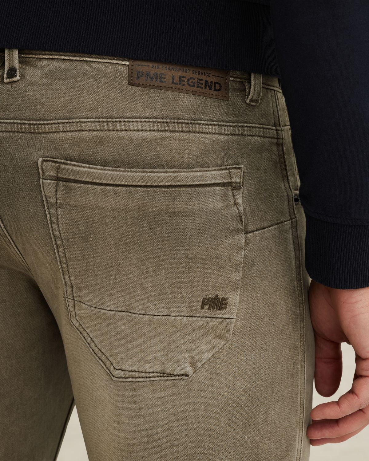 Брюки PME Legend Nightflight regular fit зелёные артикул PTR2602620-8016