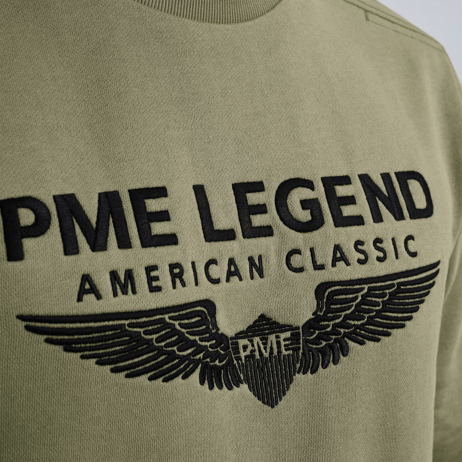 Свитшот PME Legend зелёный артикул PSW2500440-6380