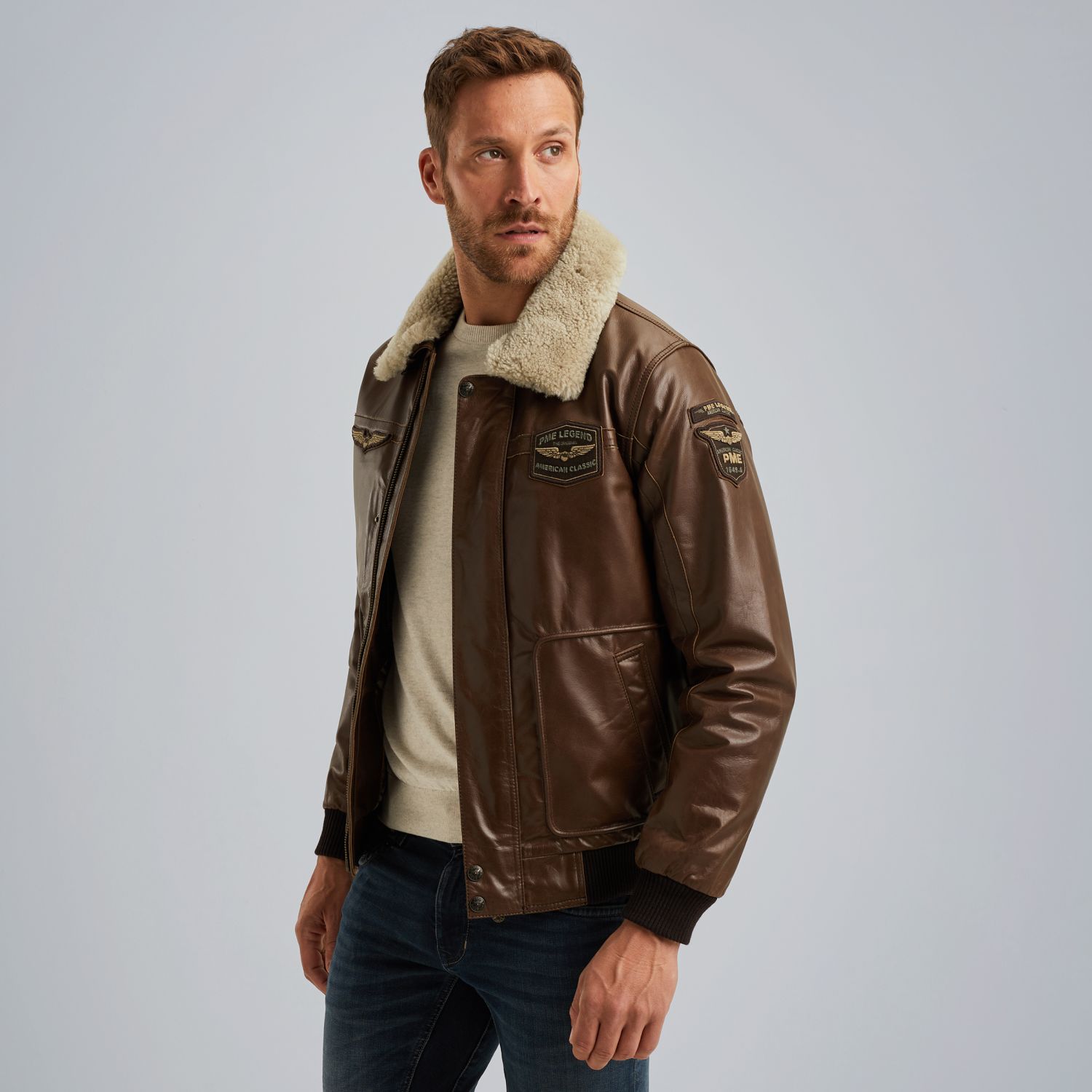 Куртка PME Legend Hudson коричневая артикул PLJ2508700-771