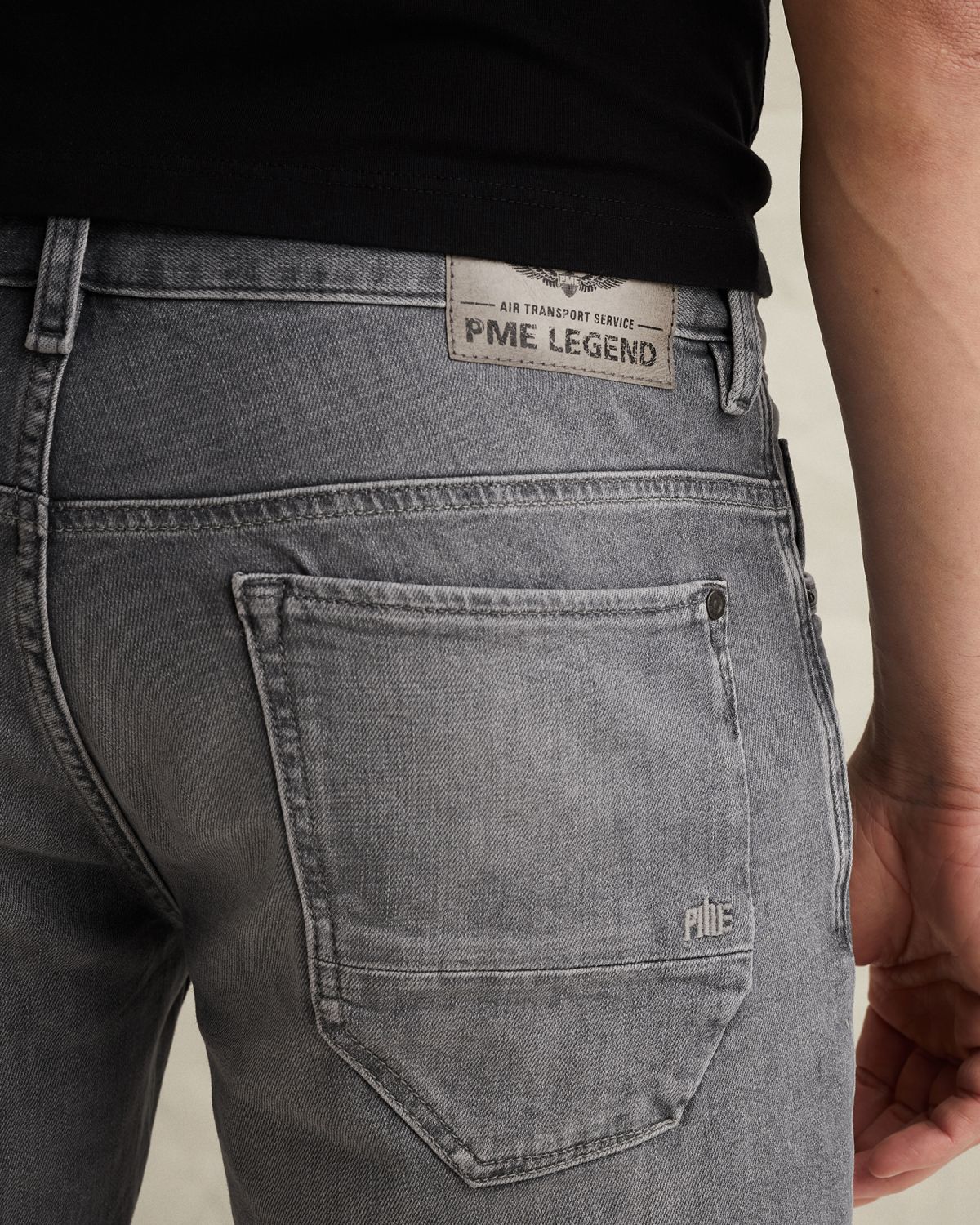 Шорты PME Legend Nightflight серые артикул PSH165-GFT