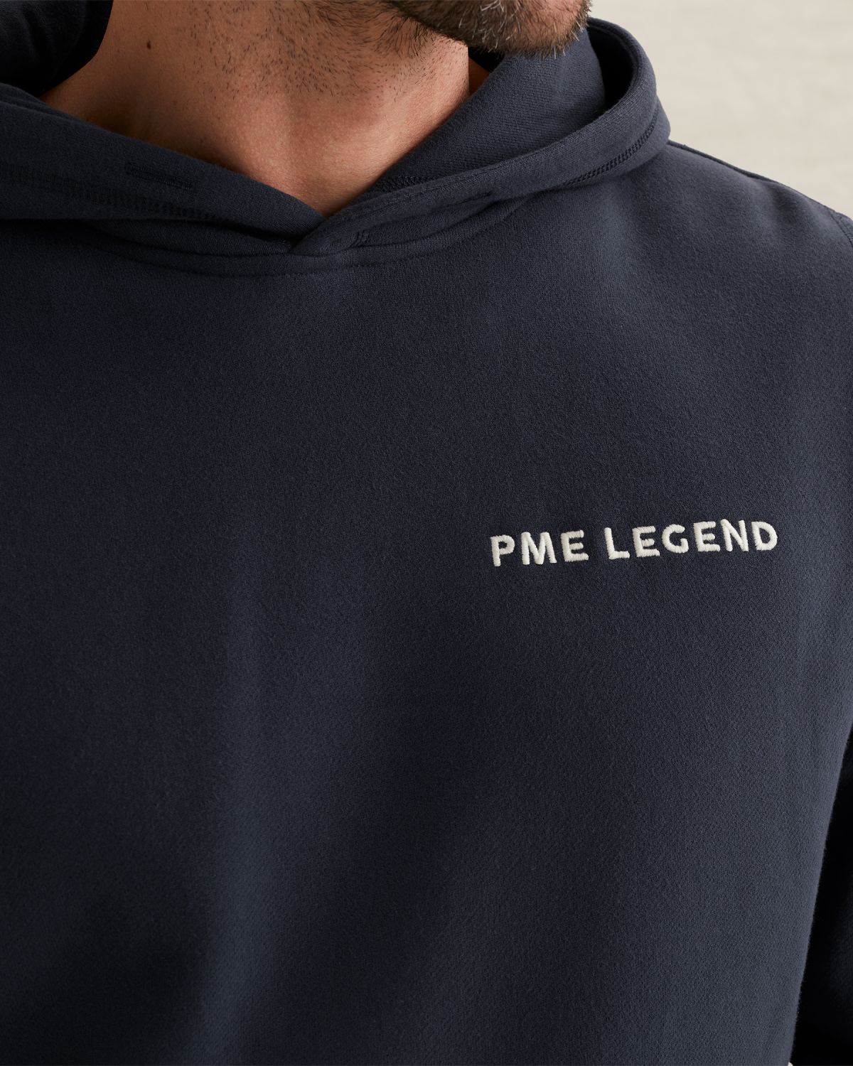 Толстовка PME Legend с принтом на спине синяя артикул PSW2602487-5116