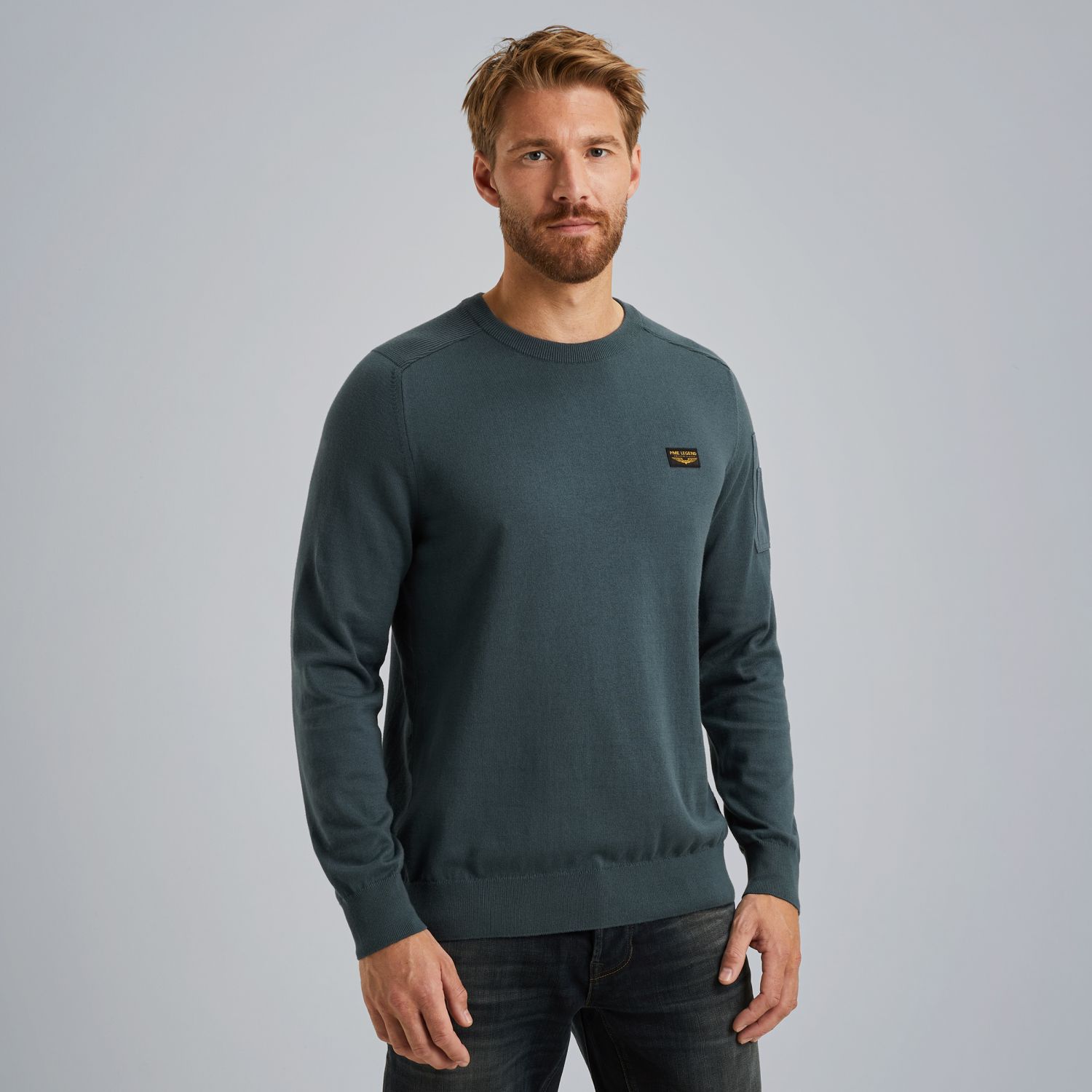 Джемпер American Classic синий артикул PKW2508320-5125