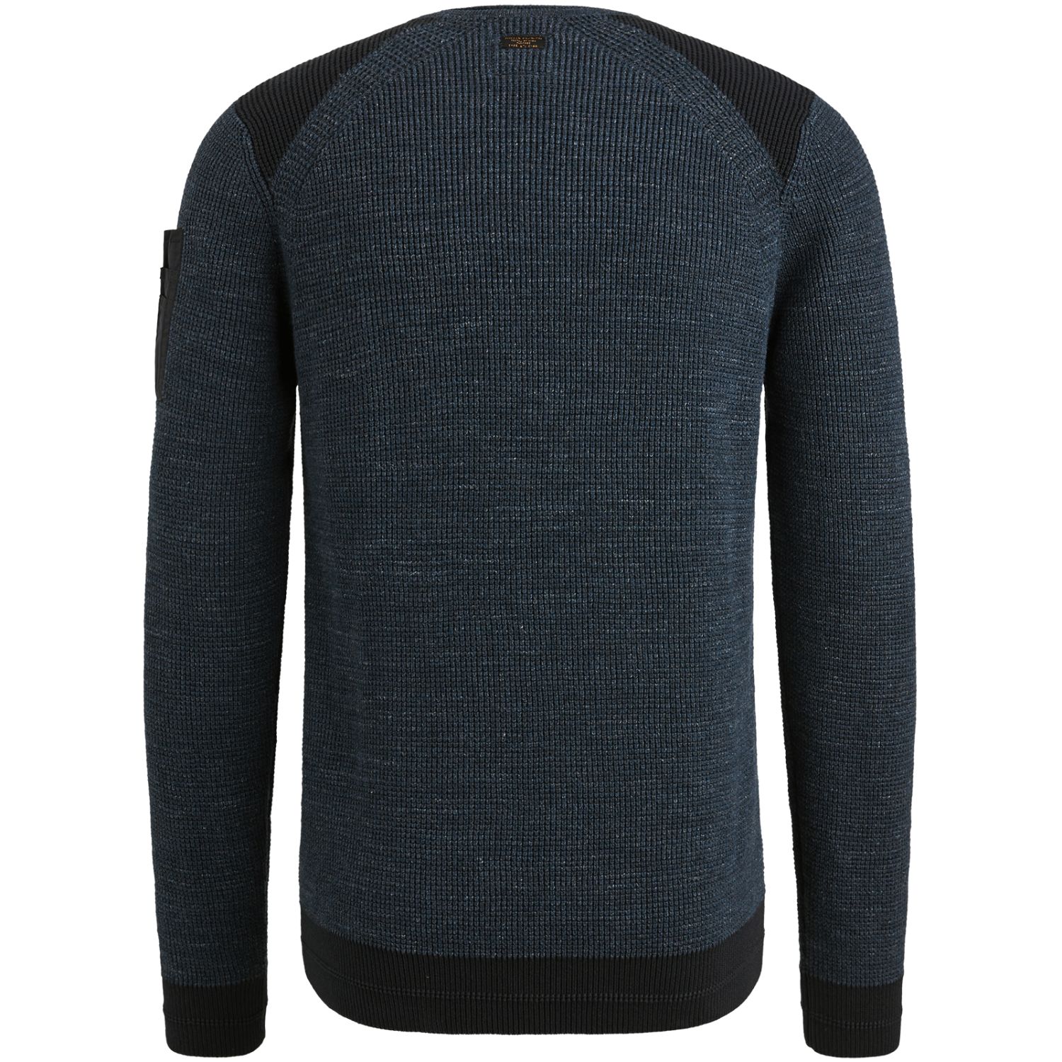 Пуловер PME Legend с круглым вырезом синий артикул PKW2508301-5281