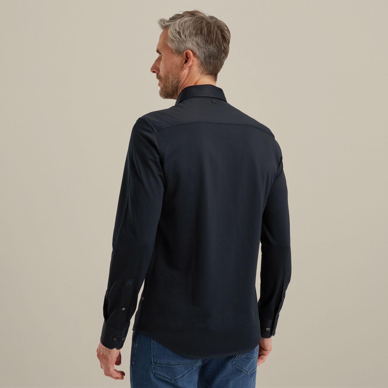 Рубашка Vanguard трикотажная синяя артикул VSI2508207-5073