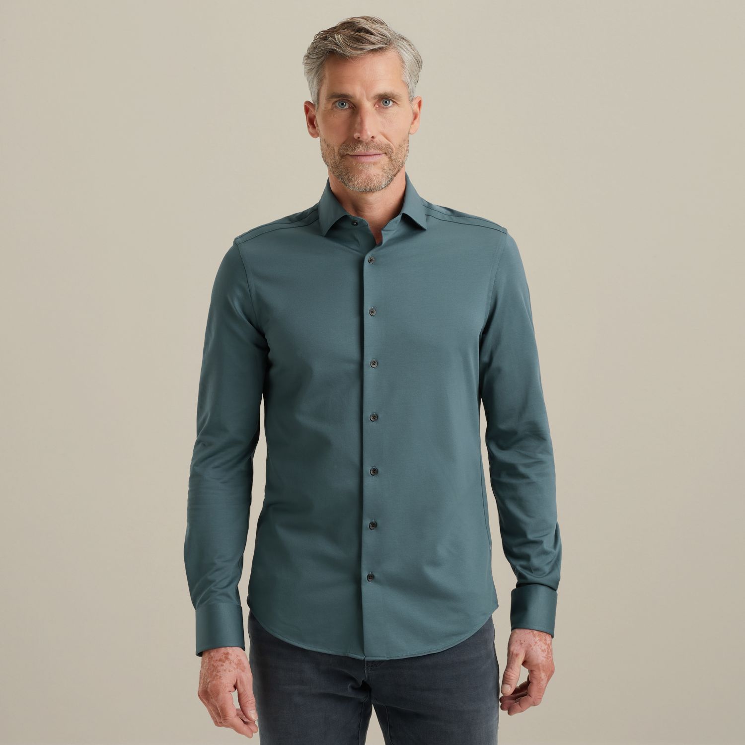 Рубашка Vanguard трикотажная синяя артикул VSI2509234-5279