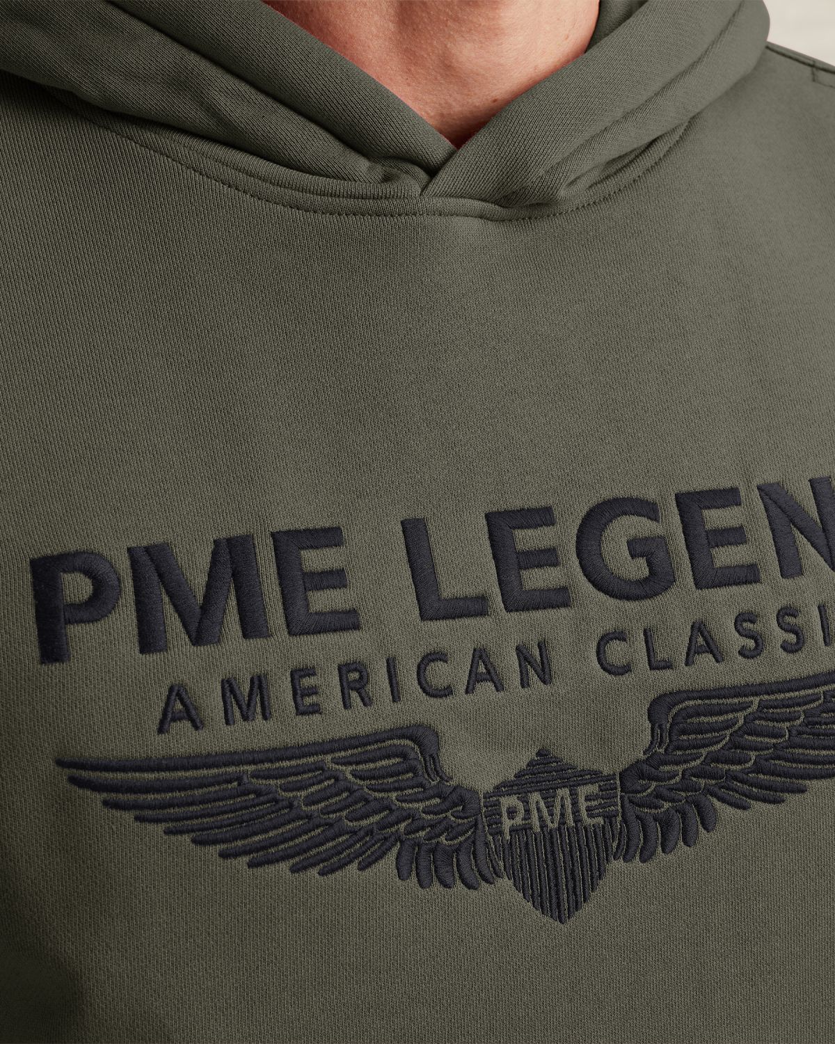 Худи PME Legend зелёное артикул PSW0000550-8039
