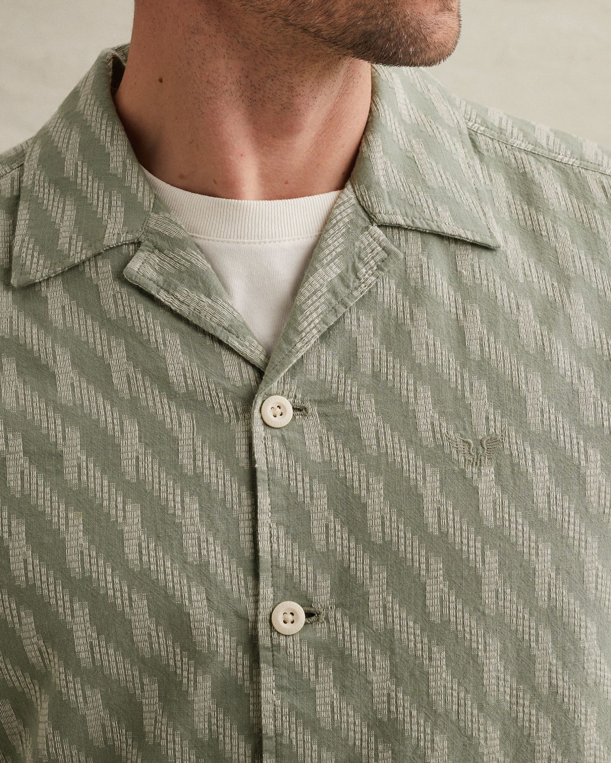 Рубашка PME Legend с короткими рукавами зелёная артикул PSIS2604225-6123