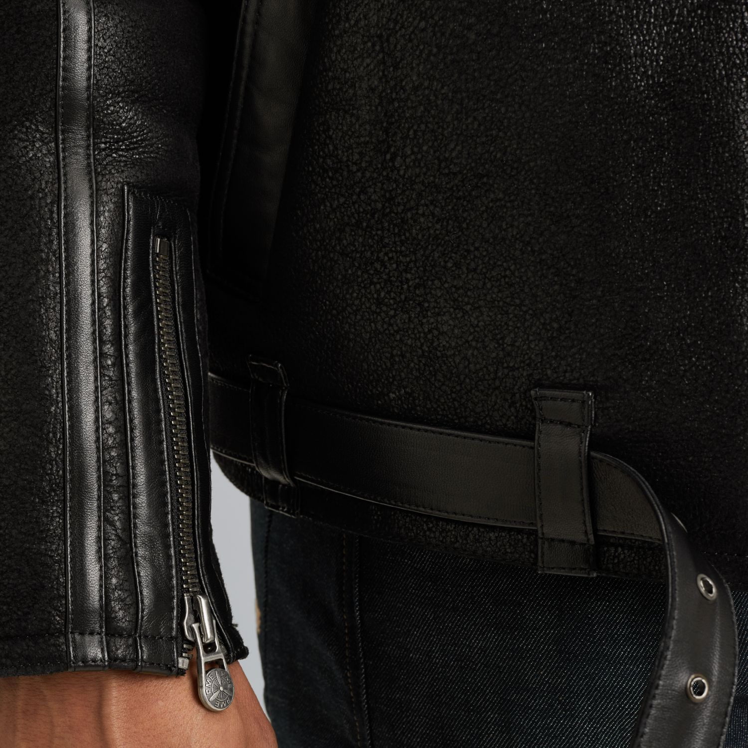 PME Legend Nightflight leather jacket артикул PLJ2508707-999