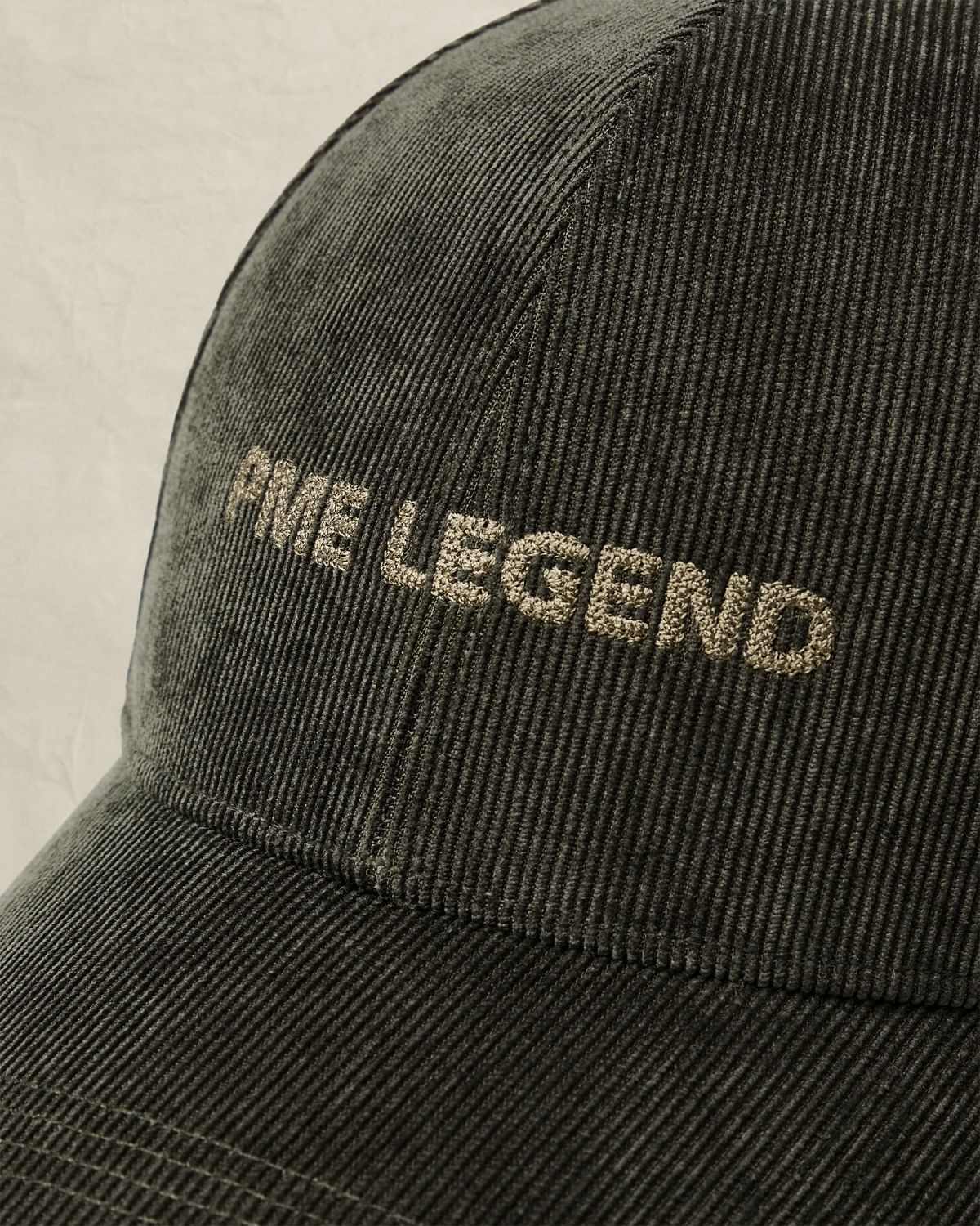 Кепка PME Legend вельветовая хаки артикул PAC2608902-8039