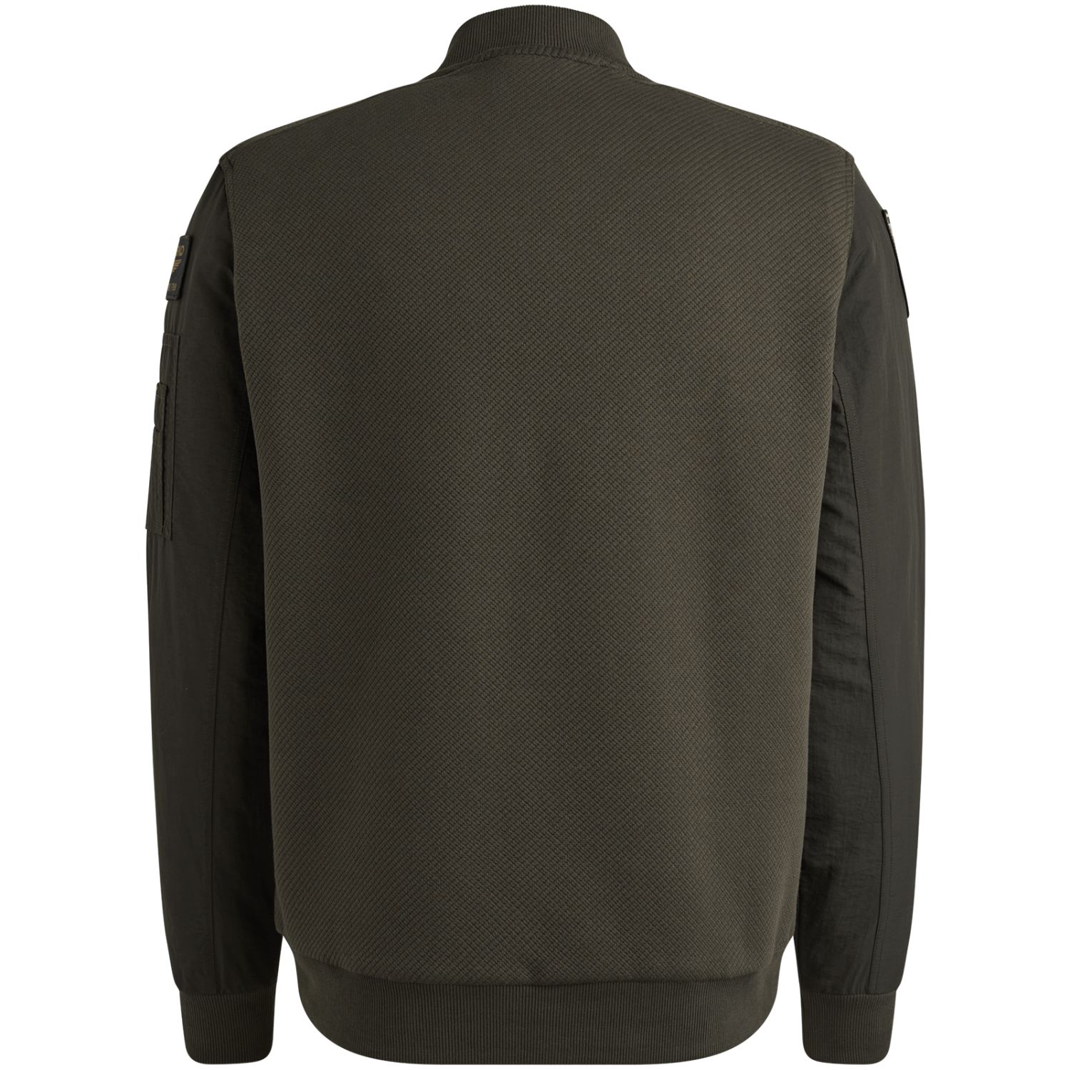 Свитшот PME Legend с нашивками зелёный артикул PSW2509440-8039