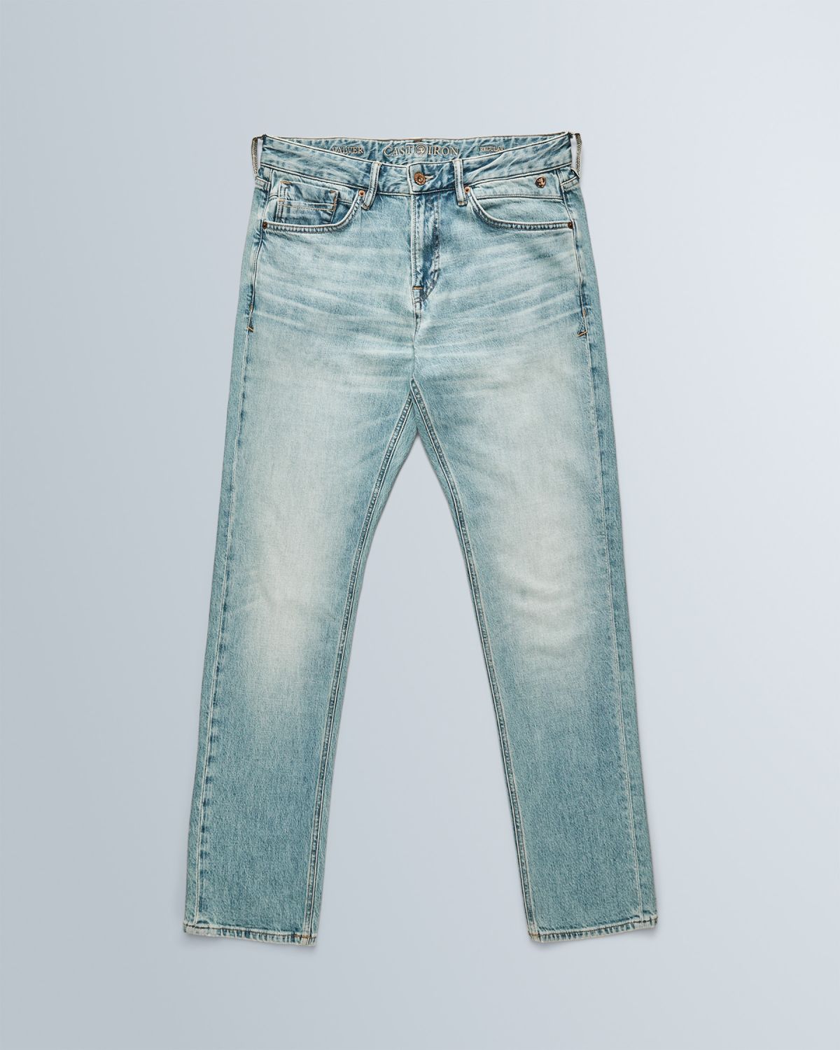 Джинсы Cast-Iron Valver синие артикул CTR620-TPI