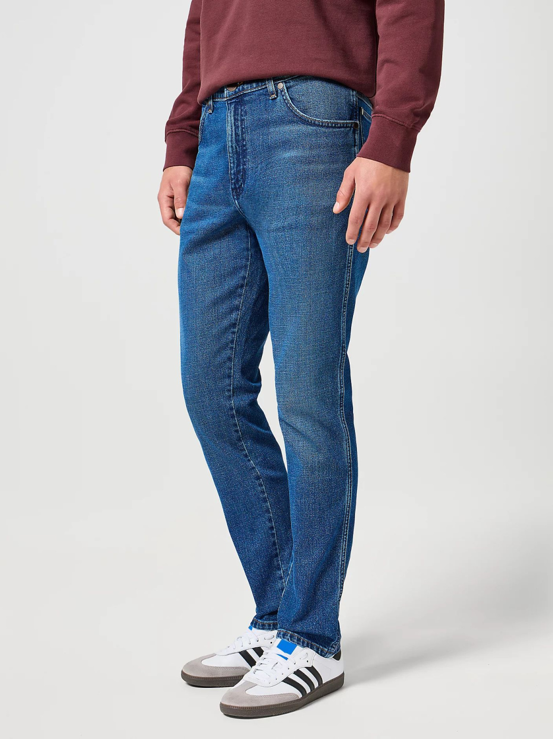 Мужские джинсы Wrangler RIVER синие. Р-р 33/34