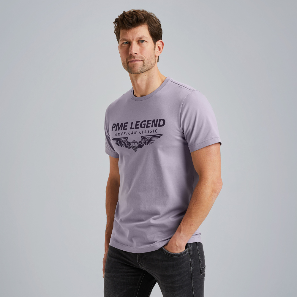 Футболка PME Legend CLASSIC LOGO сиреневая. Р-р L