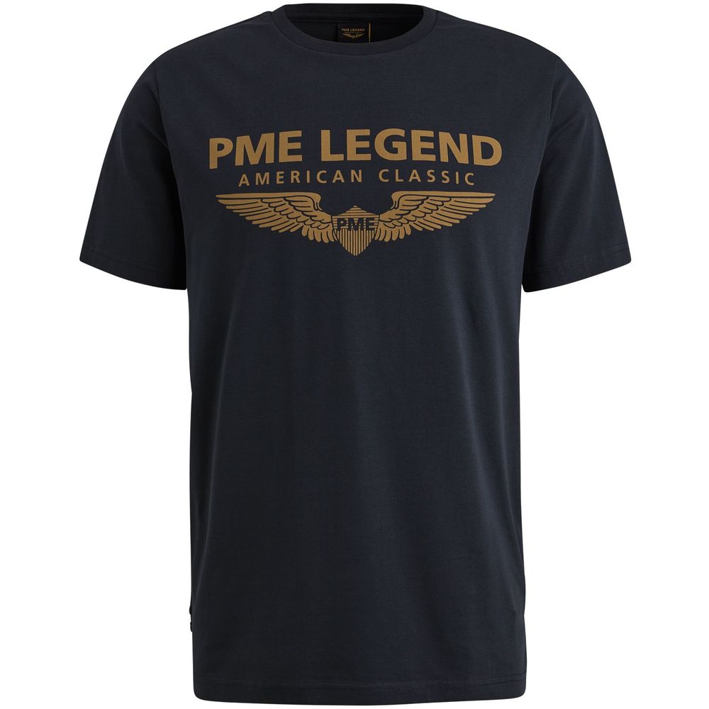 Футболка мужская PME Legend c классическим логотипом синяя. Р-р L