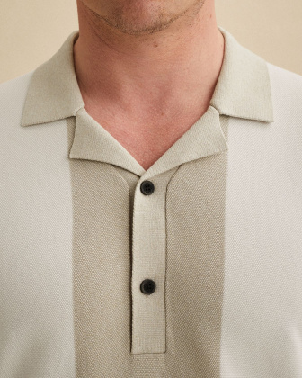 Футболка-поло Vanguard тонкой вязки коричневая артикул VPSS2604866-8265